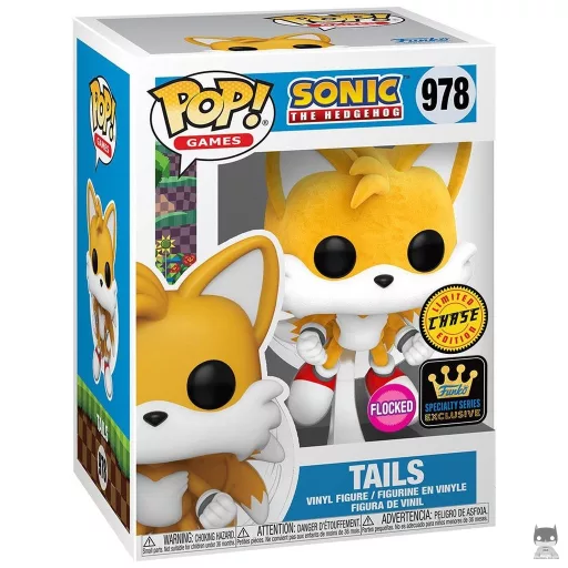 Tails (Flying, Chase & Flocked) Funko Pop! figure (Specialty Series)