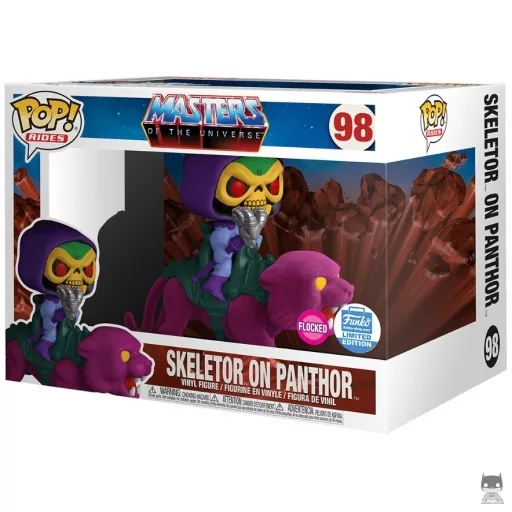 Skeletor on Panthor (Flocked) Funko Pop! figure (Masters of the Universe)