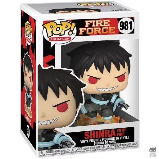 Shinra with Fire Funko Pop! figure (Fire Force)
