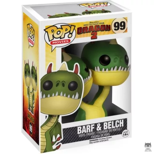 Belch & Barf Funko Pop! figure (How to Train Your Dragon)