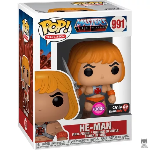 He-Man (Flocked) Funko Pop! figure (Masters of the Universe)