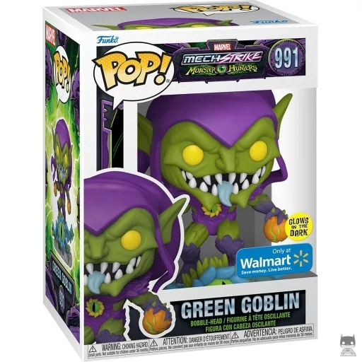 Green Goblin (Glow in the Dark) Funko Pop! figure (Mech Strike Monster Hunters)