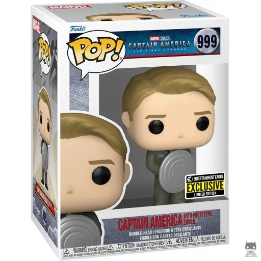 Captain America with Prototype Shield (Metallic) Funko Pop! figure (Captain America: Civil War)