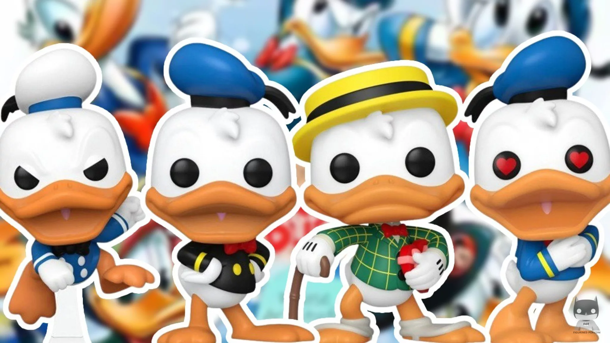 4 new Funko POP for Donald Duck's birthday