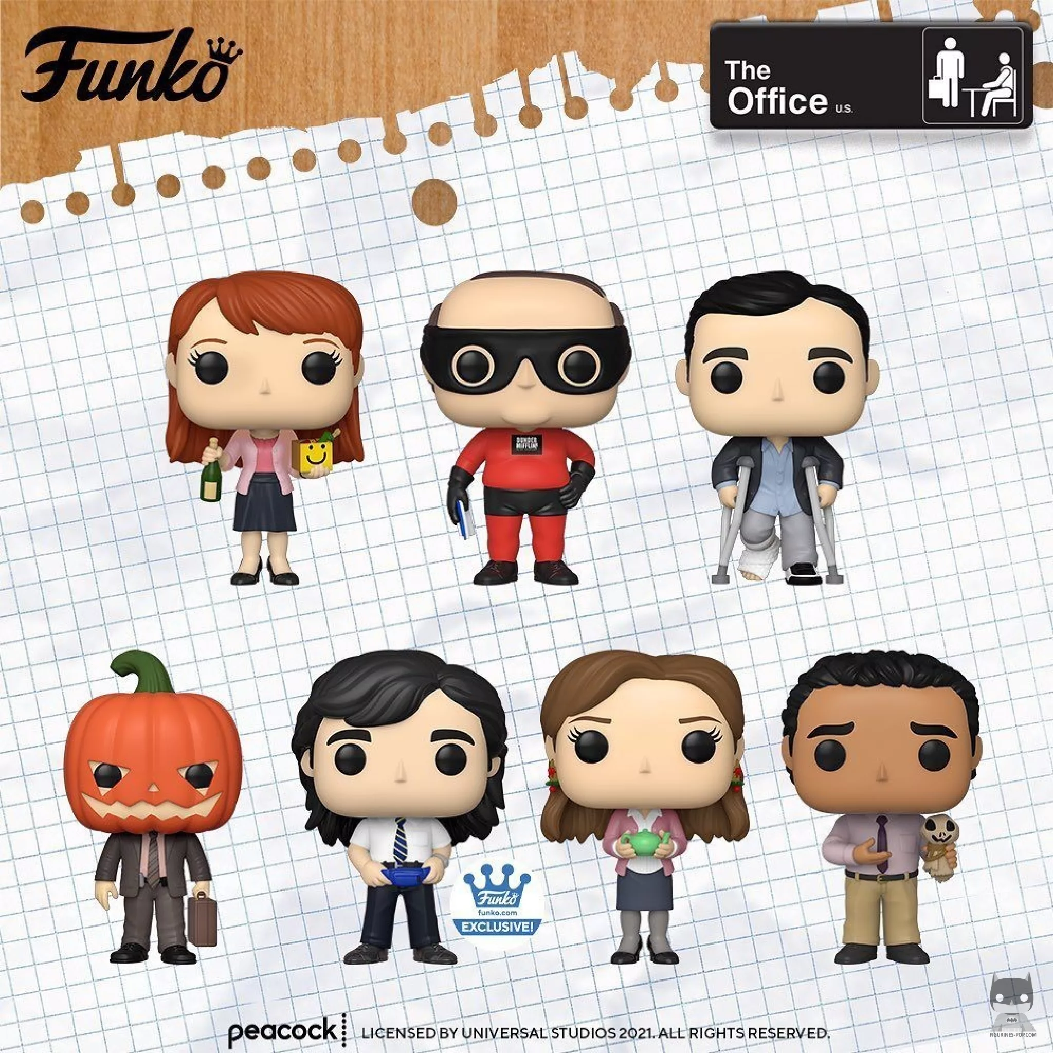 4 new The Office Funko POP