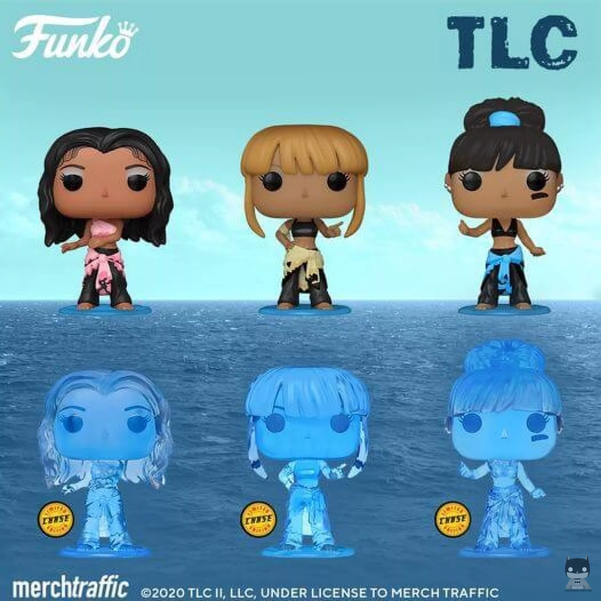 6 Funko POP of TLC