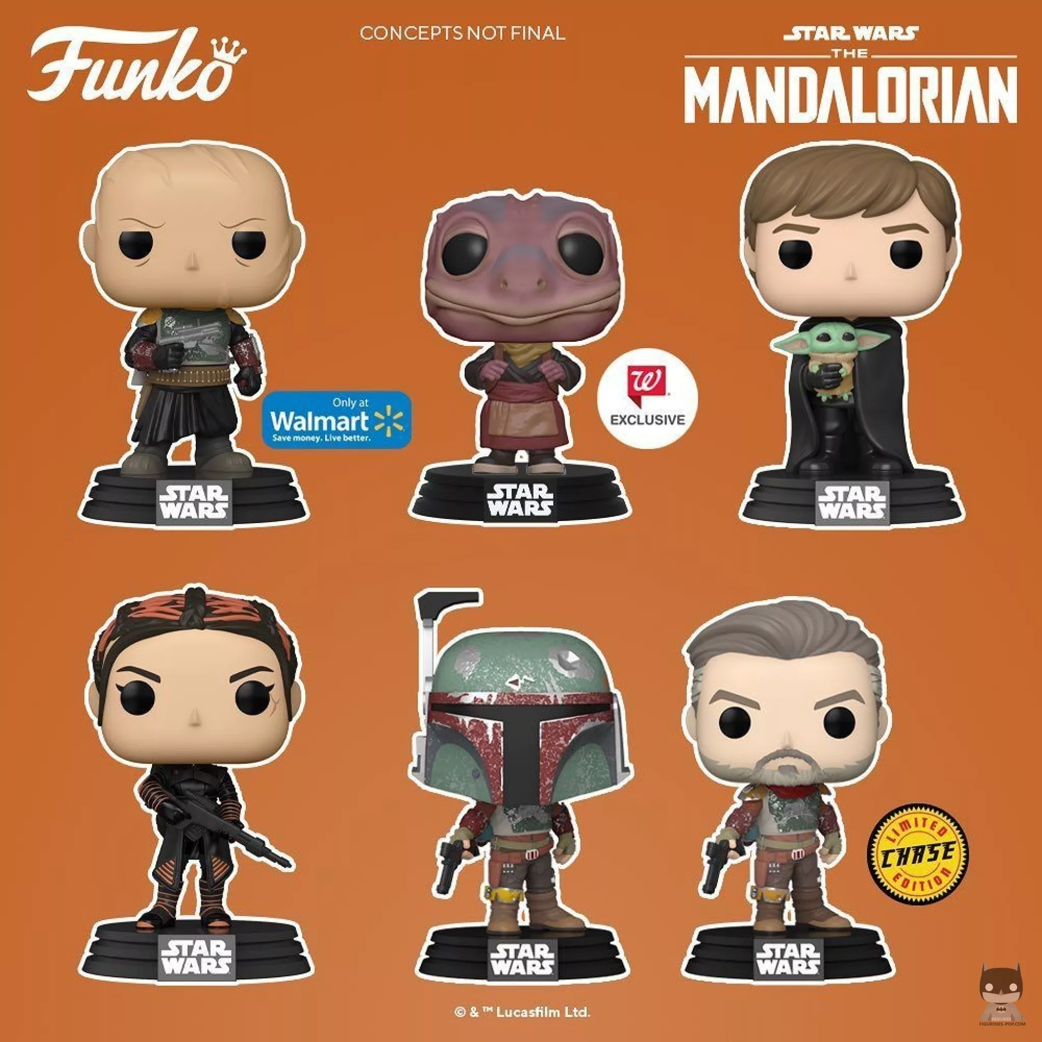 A flood of new POP The Mandalorian