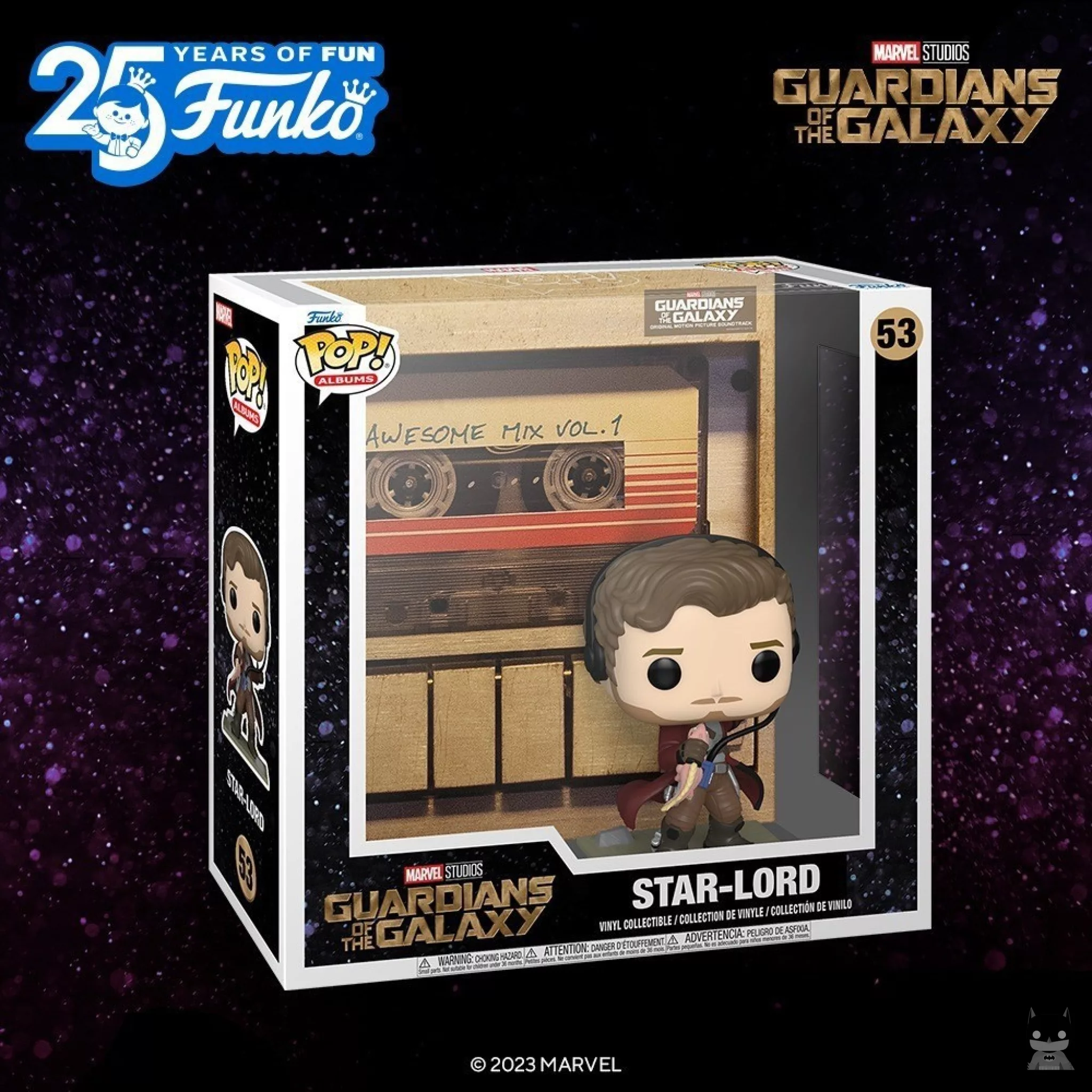 A Funko POP Albums from Guardians of the Galaxy