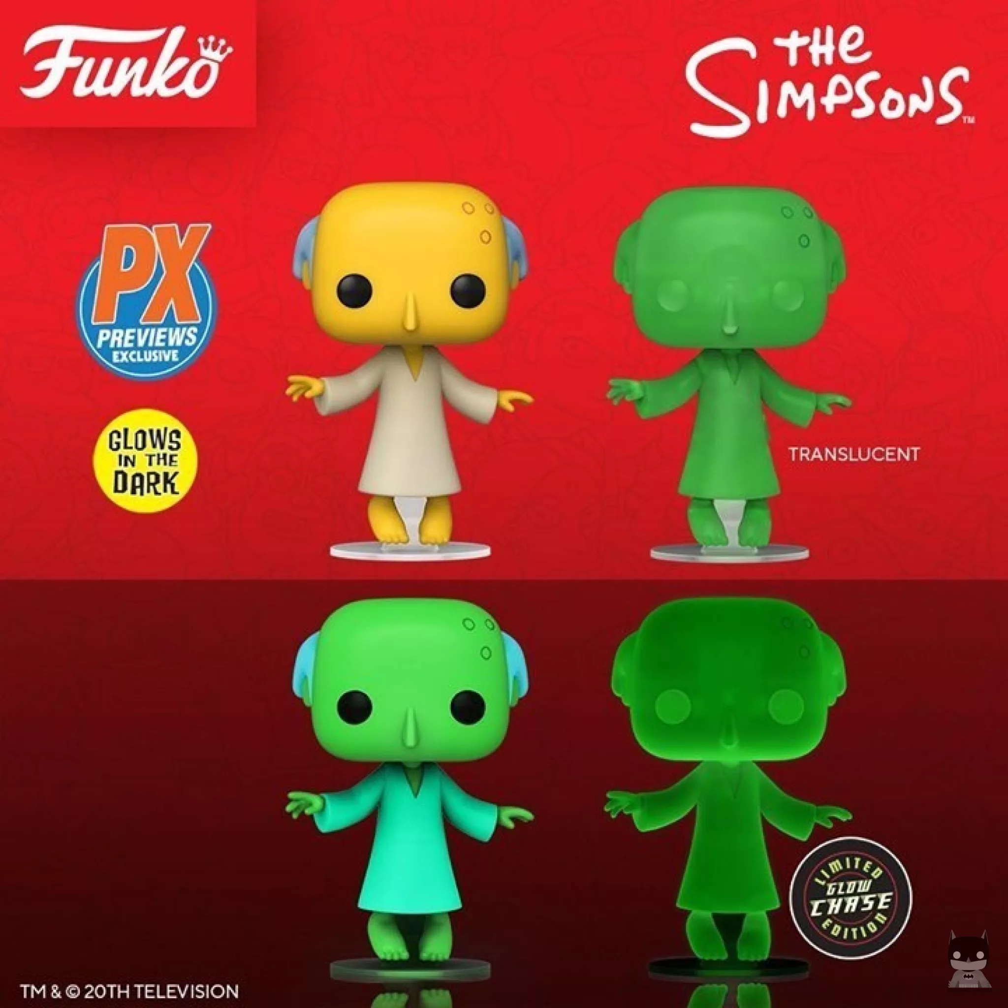 A Glow in the Dark POP of Burns in The Simpsons