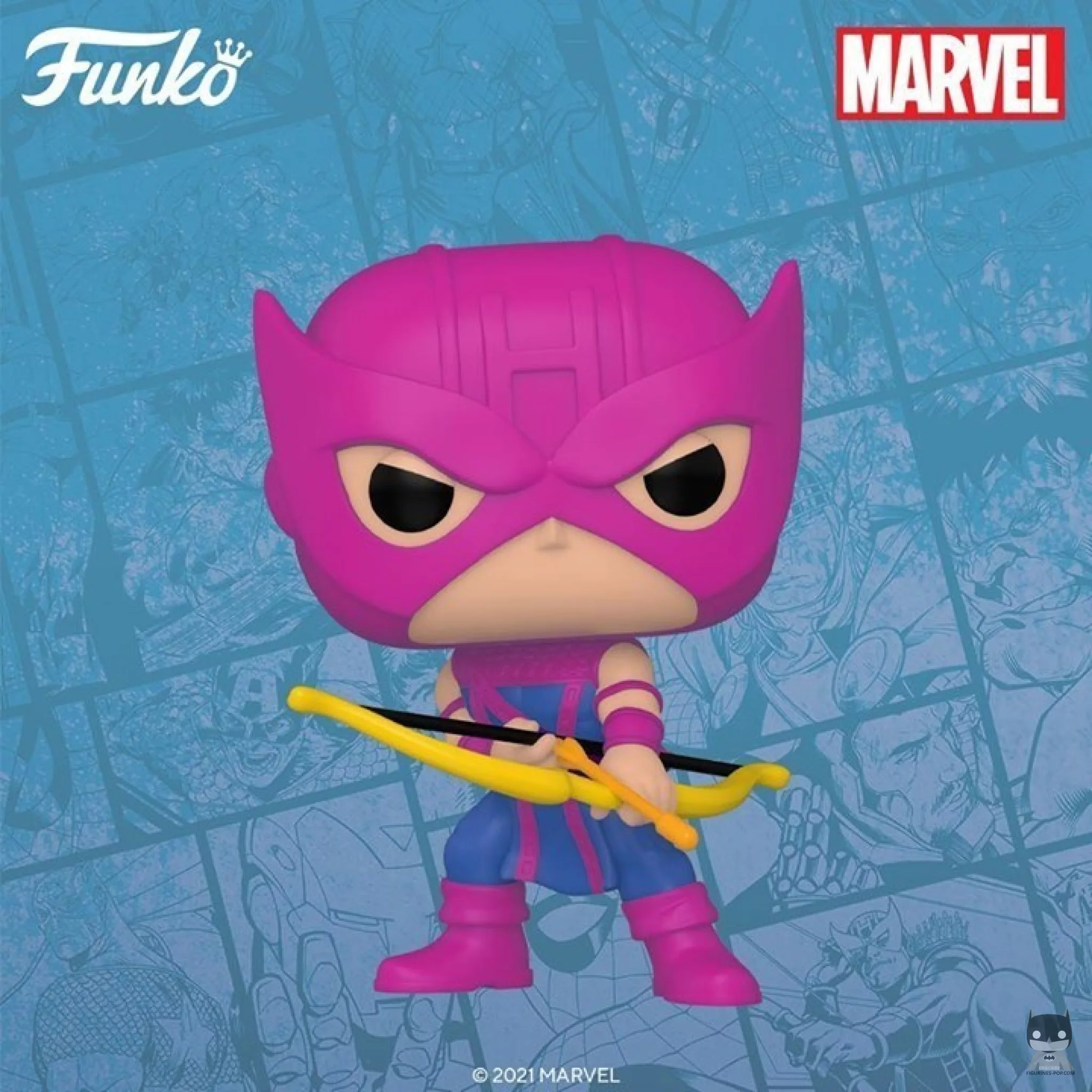 A Hawkeye POP directly inspired by Marvel Comics