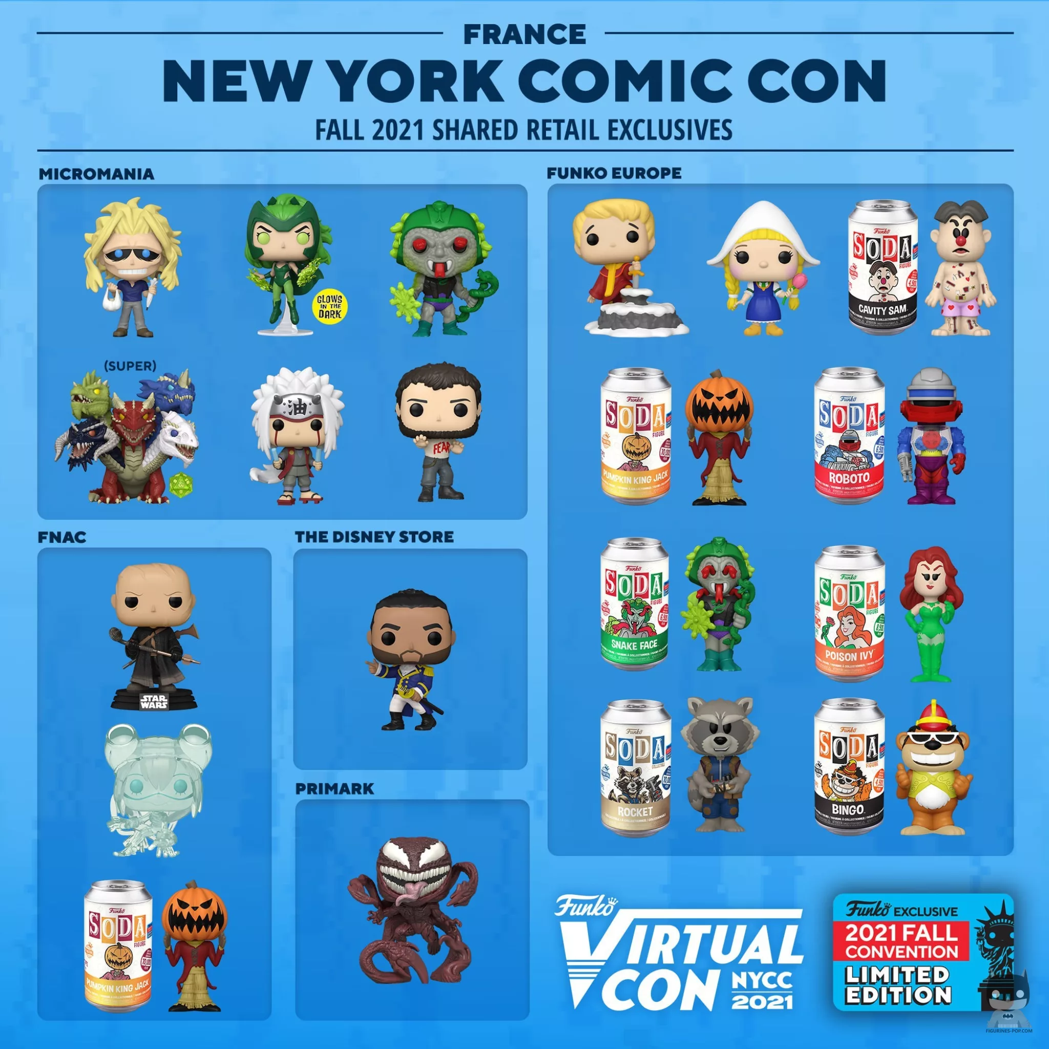 All the announcements of the Virtual Con NYCC 2021 (Fall Convention)