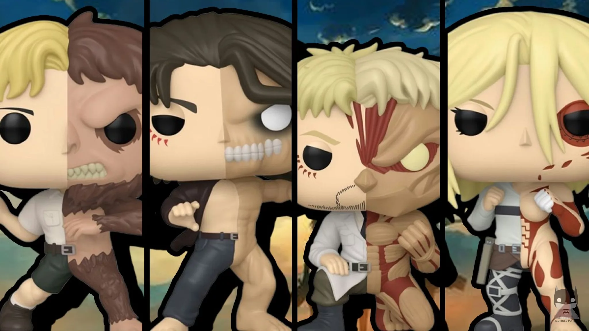 Attack on Titan: Funko Cuts Its Figures in Half