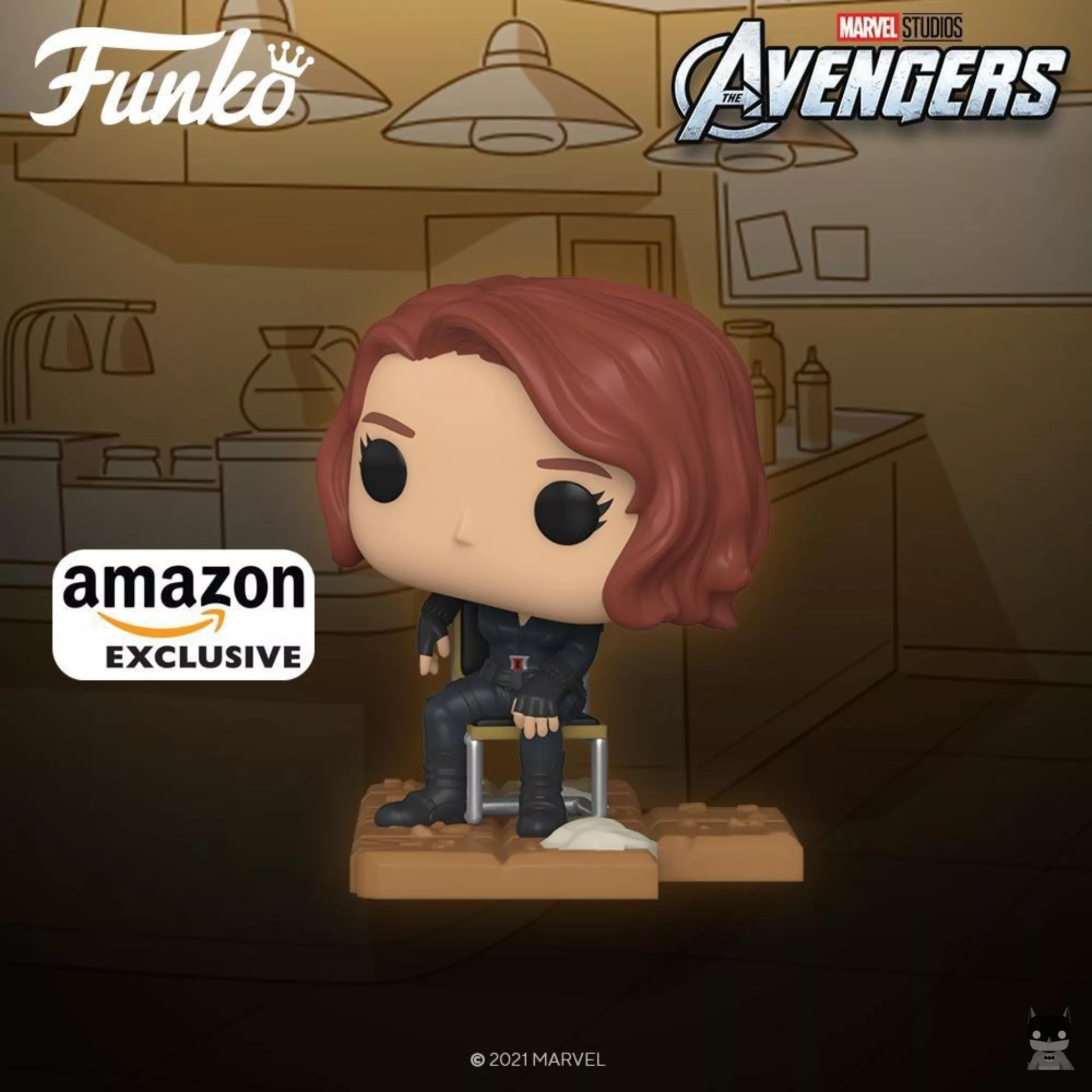 Black Widow joins the Avengers' Victory Shawarma set