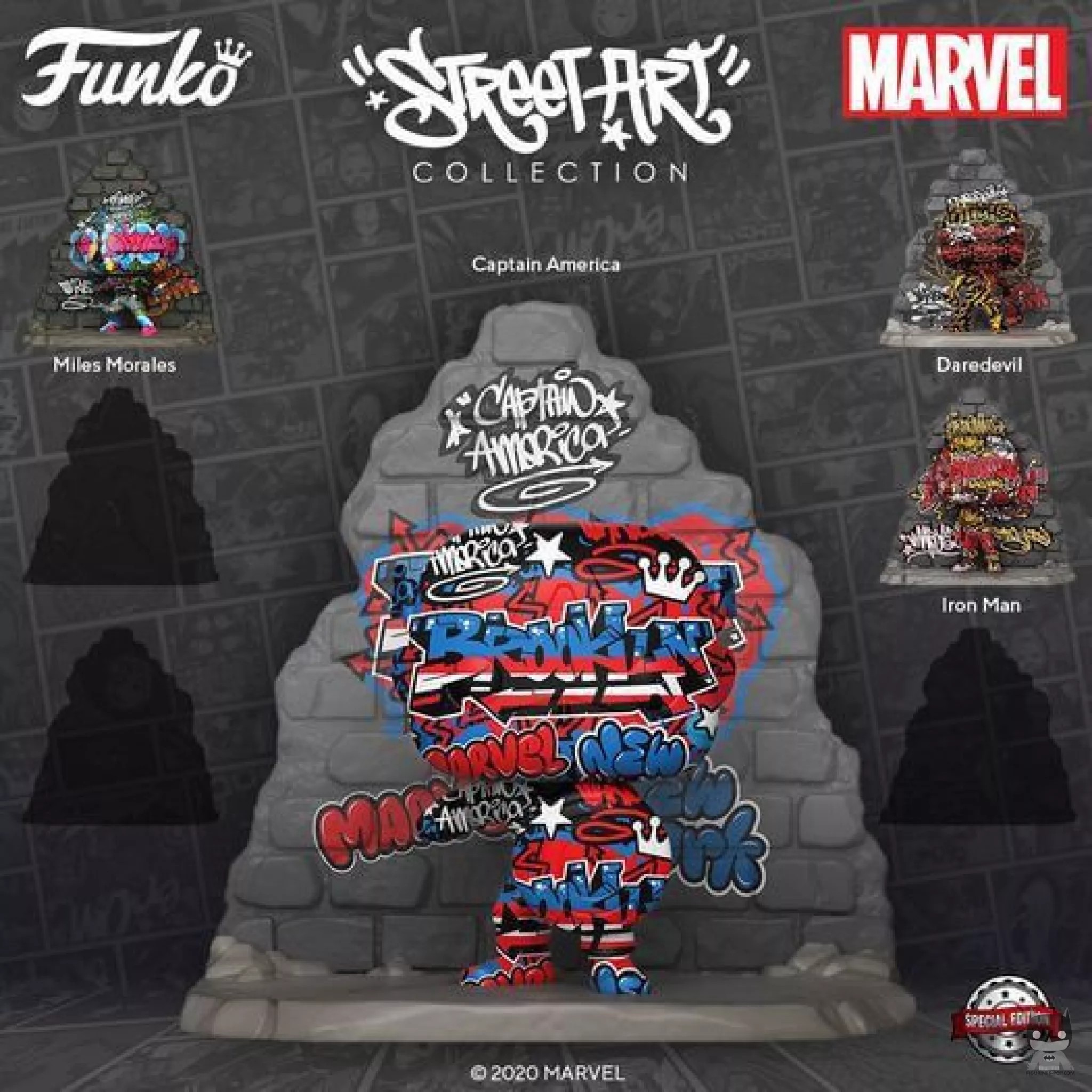 Captain America’s Funko POP! Street Art
