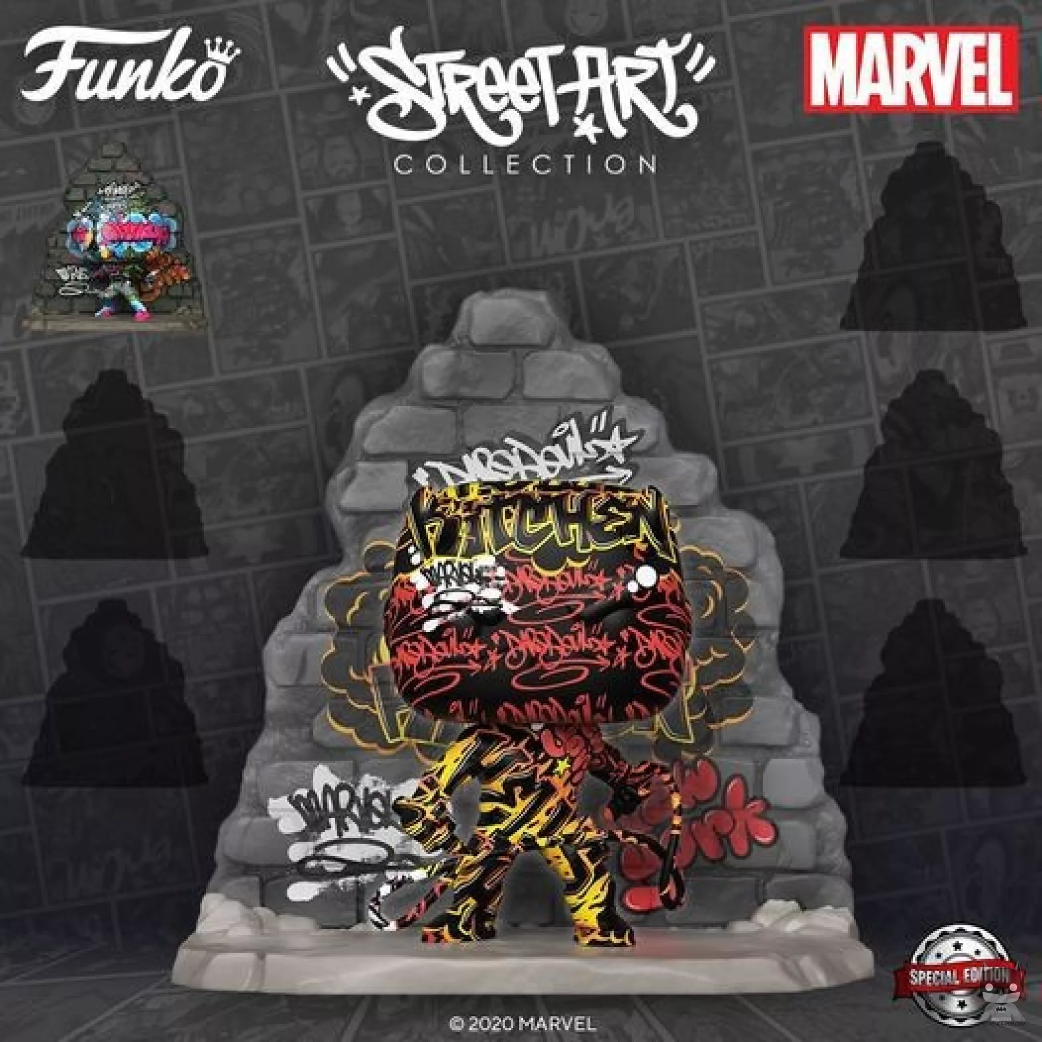 Daredevil in "Street Art" version