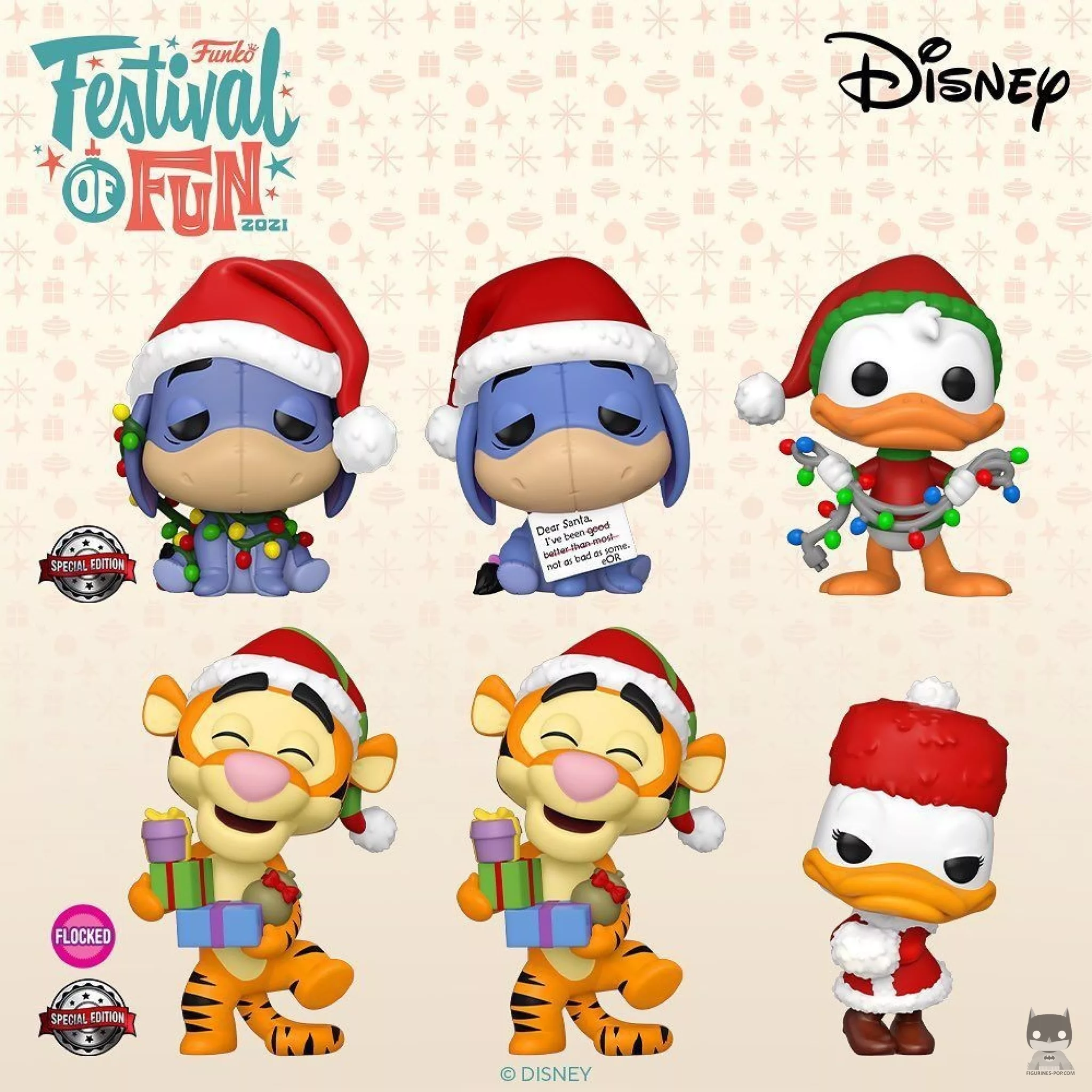 Disney characters in POP ready for Christmas