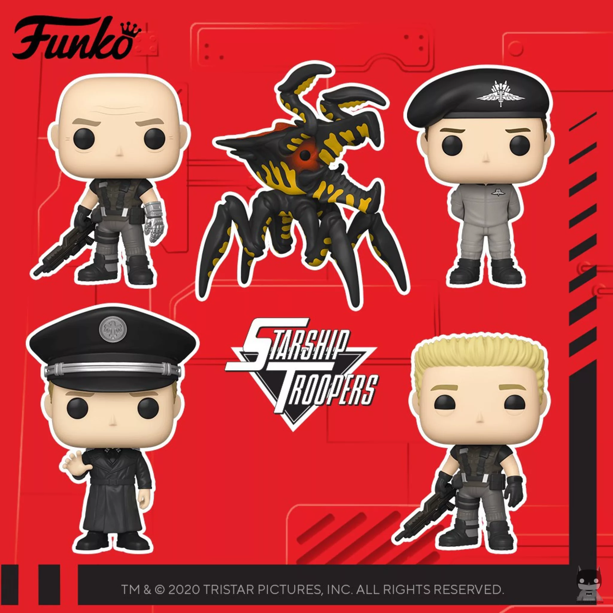 Five new POPs from Starship Troopers' movie