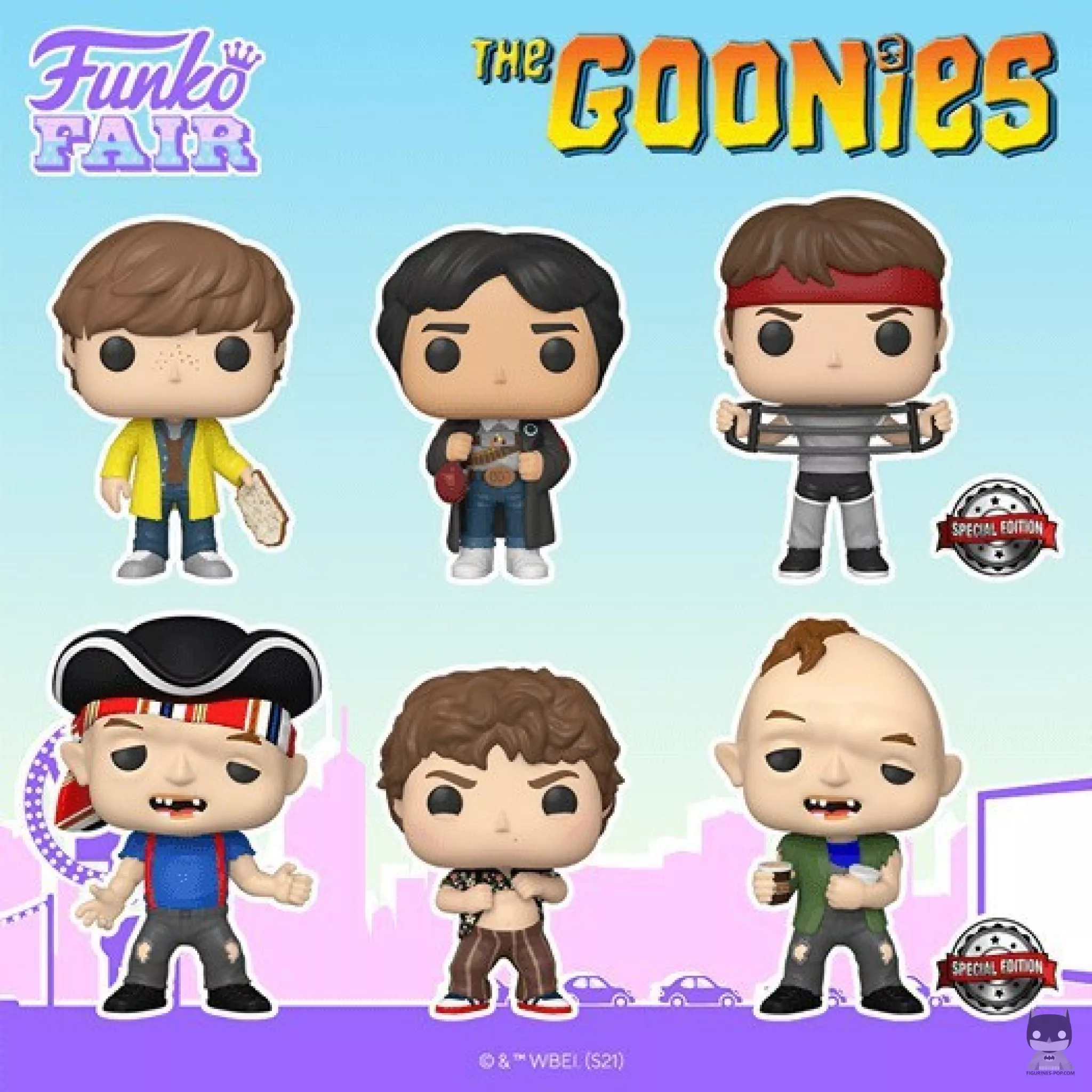 Flood of POP from The Goonies movie