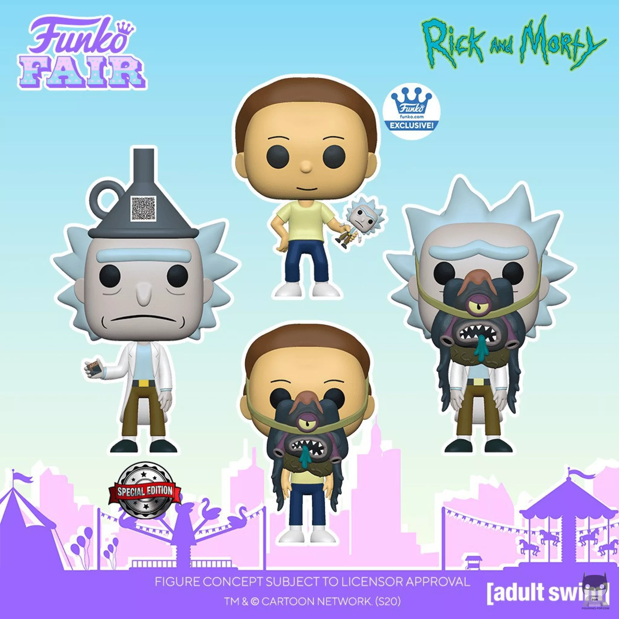 Flood of POPs Rick and Morty