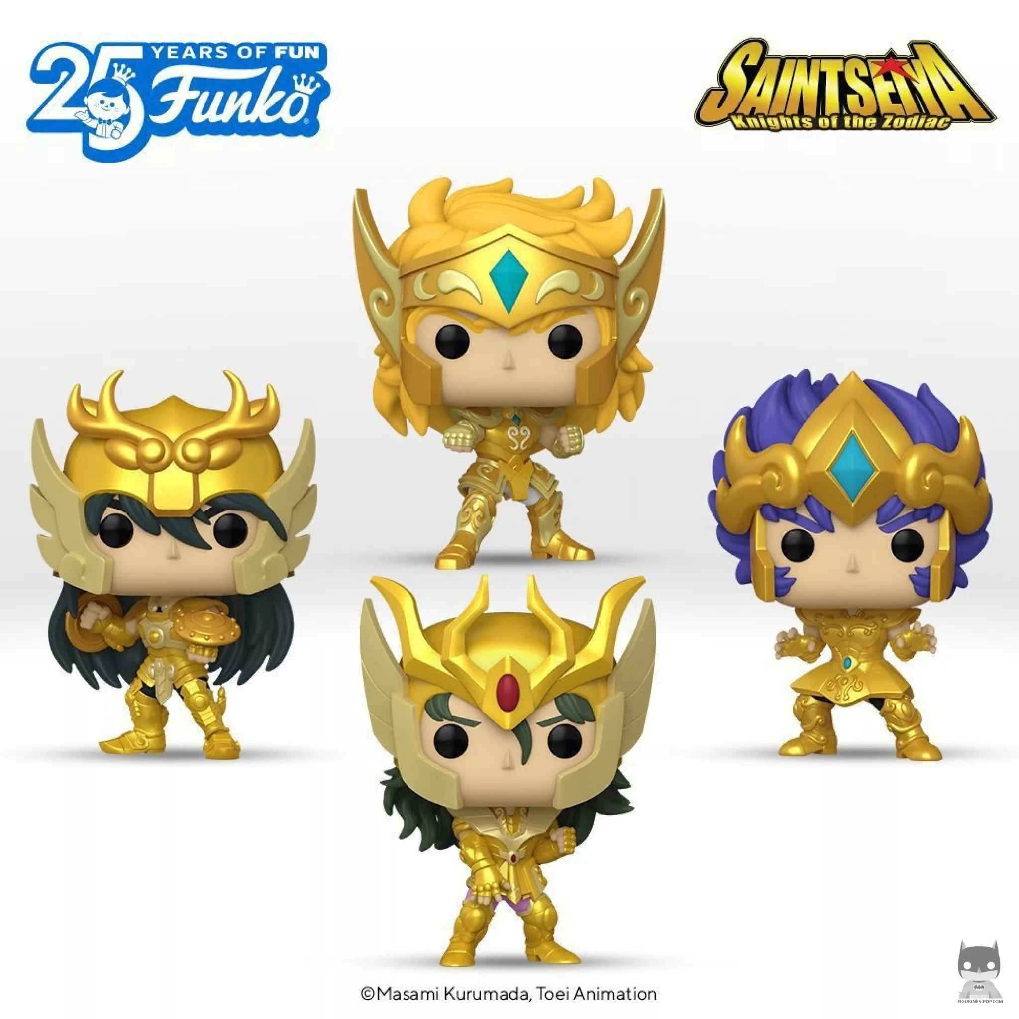 Four new Knights of the Zodiac in Funko POP
