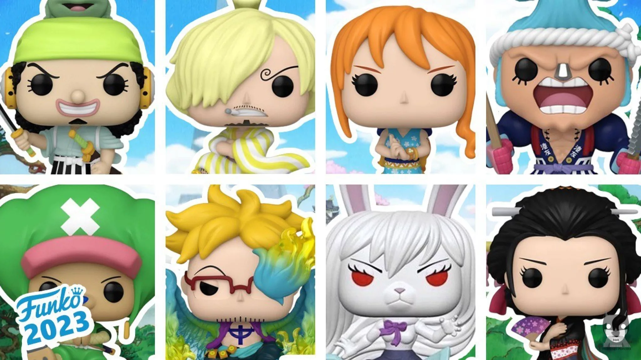Funko unveils a dozen new One Piece figures from the Wano Country