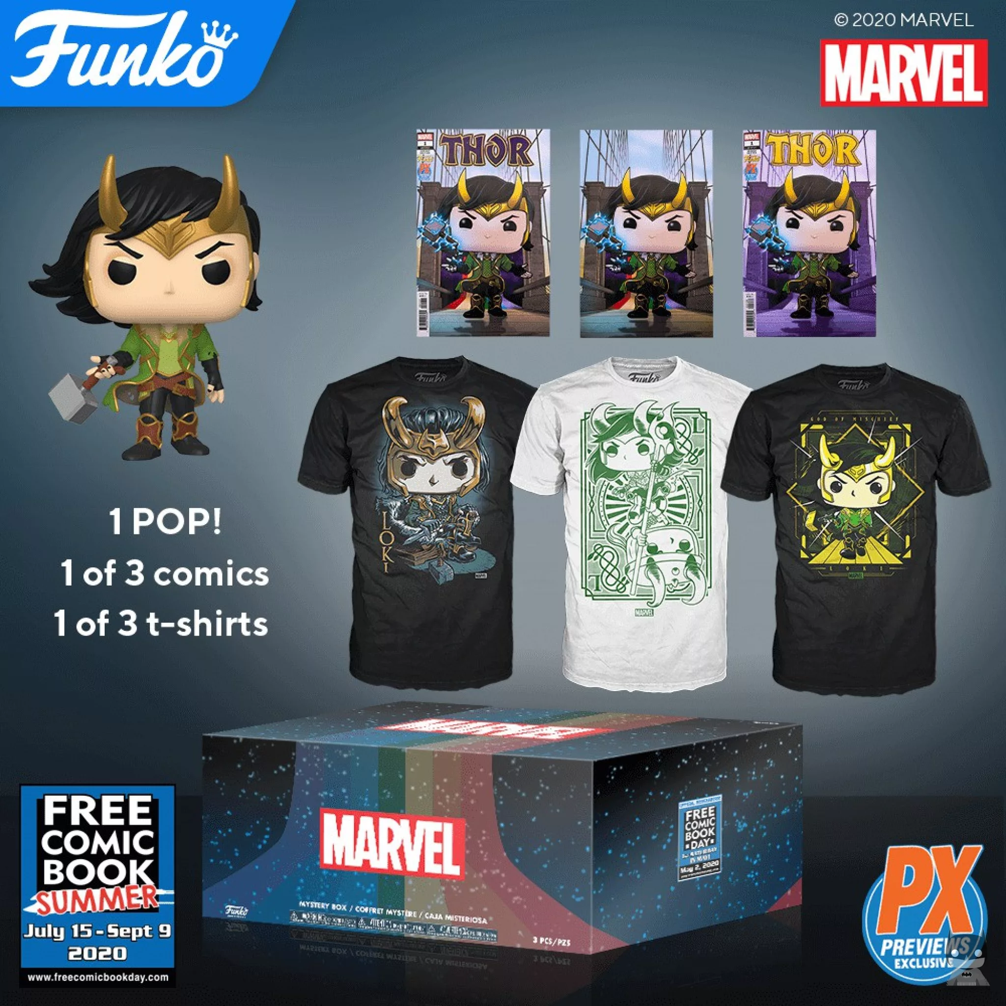 Funko unveils a Marvel Mystery Box for the Free Comic Book Summer