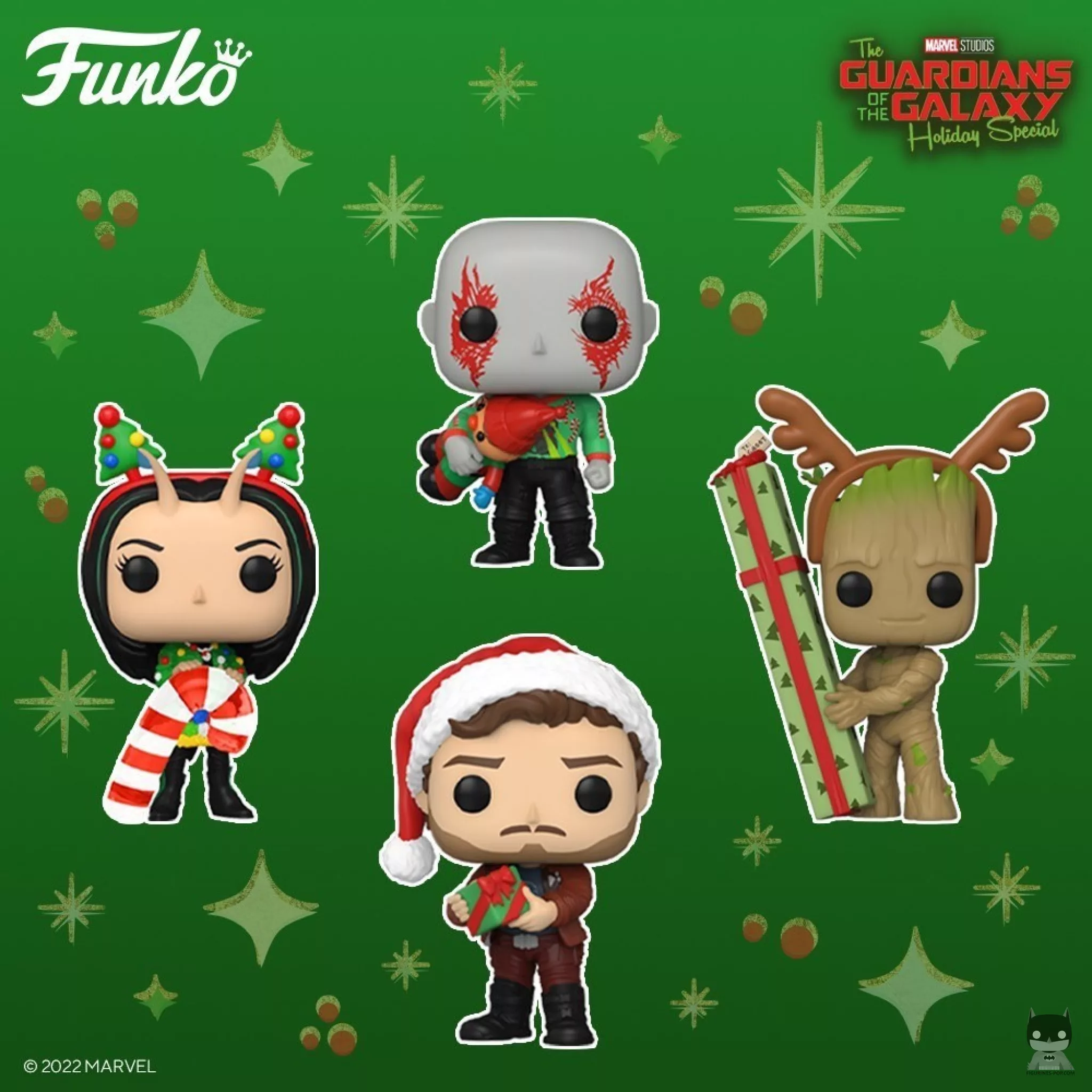 Funko unveils new Guardians of the Galaxy POPs for Christmas