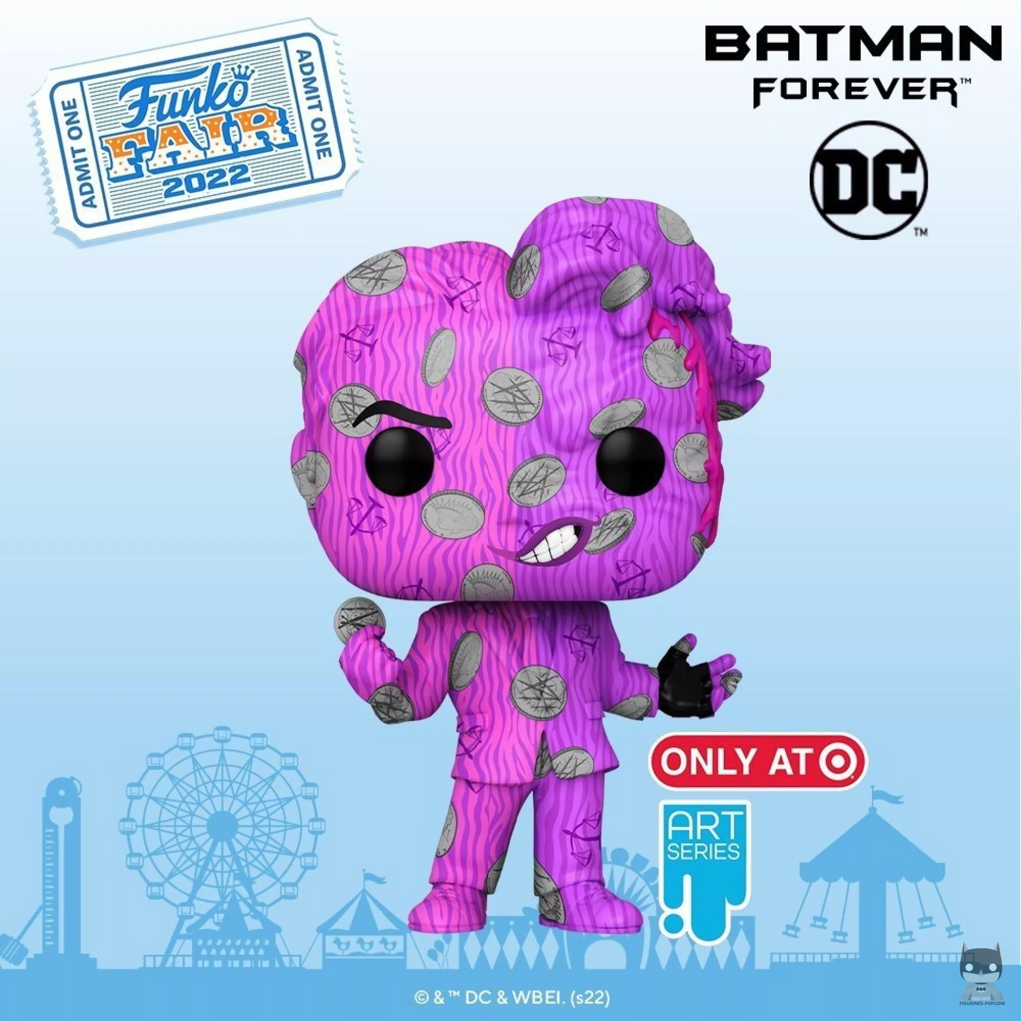 Funko unveils Two Face (of Batman) in a beautiful POP Art Series