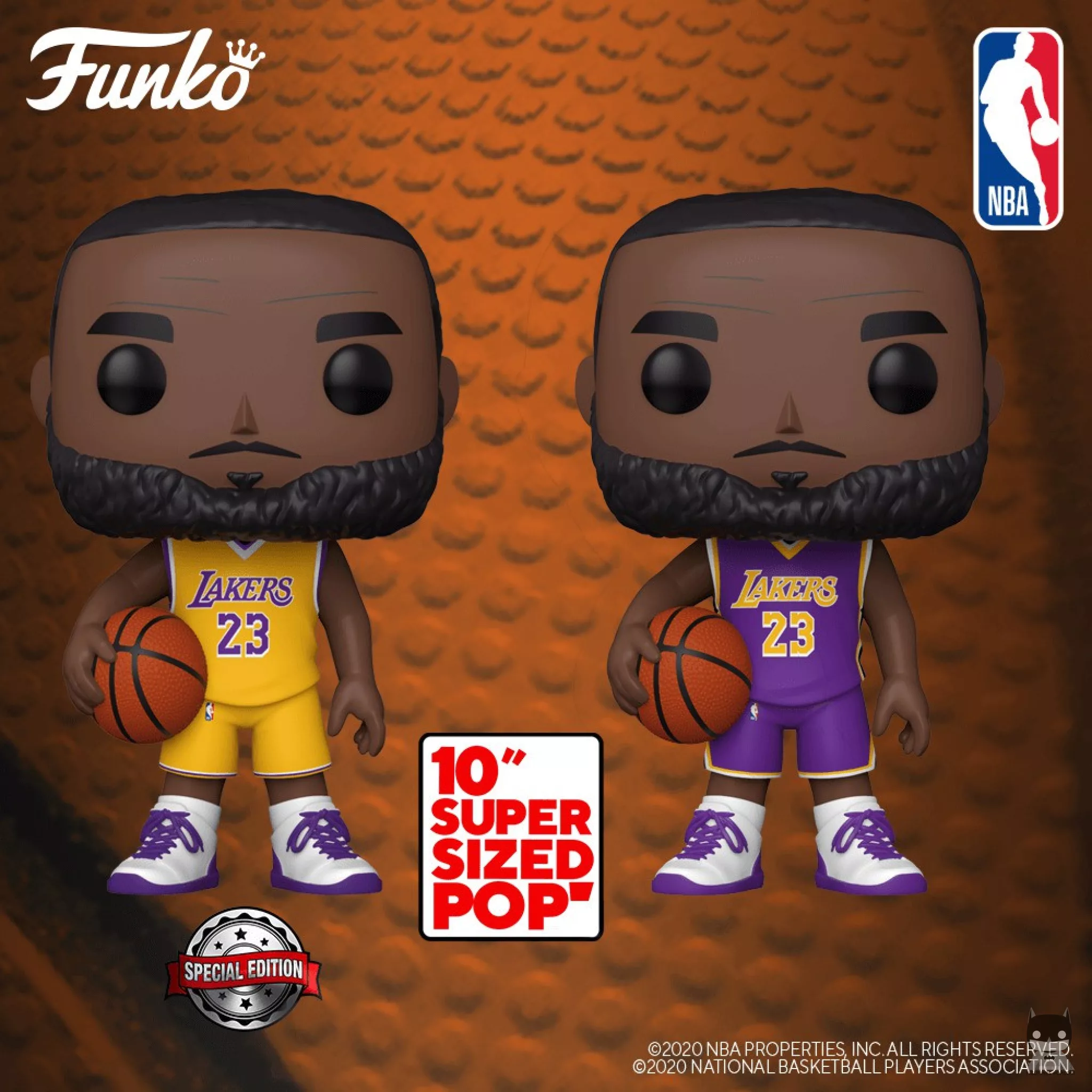 Lot of new POP NBA with two supersized LeBron James