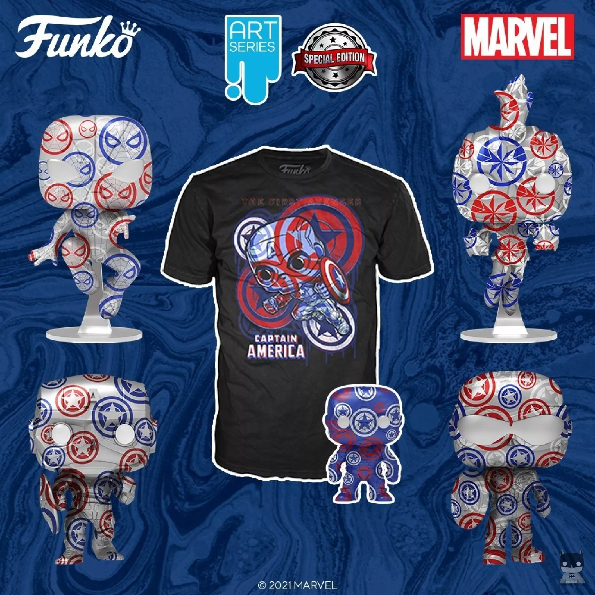 Marvel Patriotic Age: a new line up of Marvel POPs