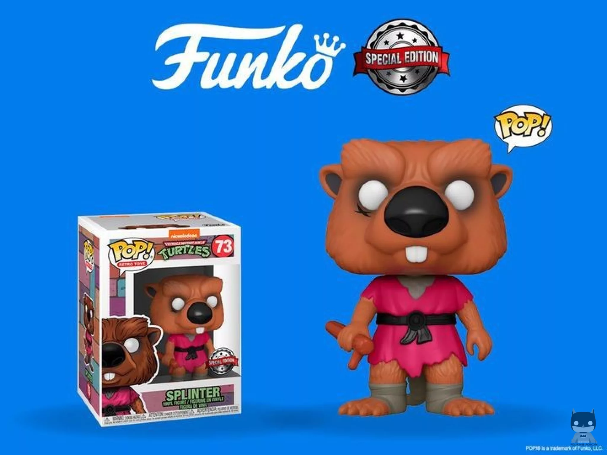 Master Splinter joins the Ninja Turtles POP Retro Toys