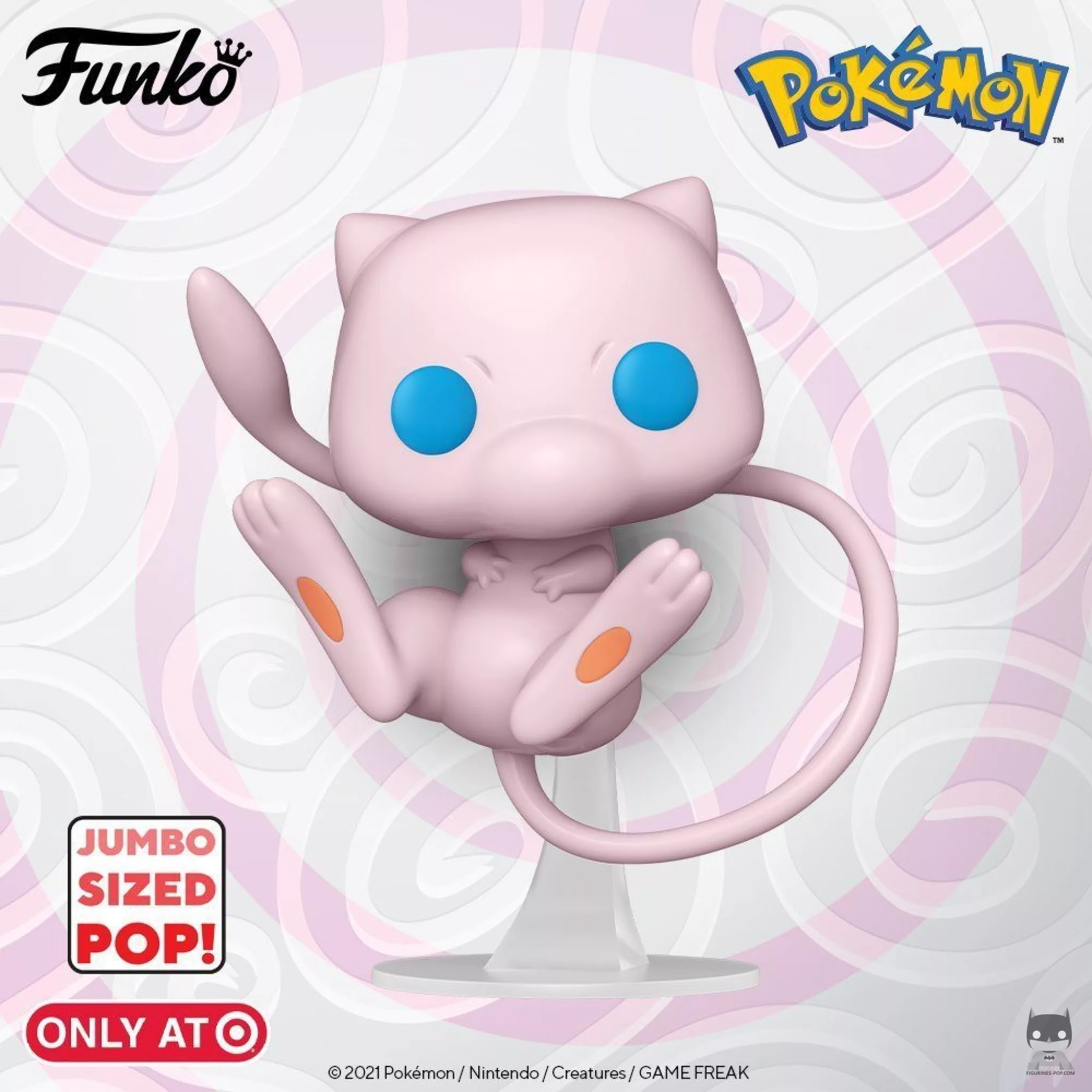 Mew comes in a Supersized POP version