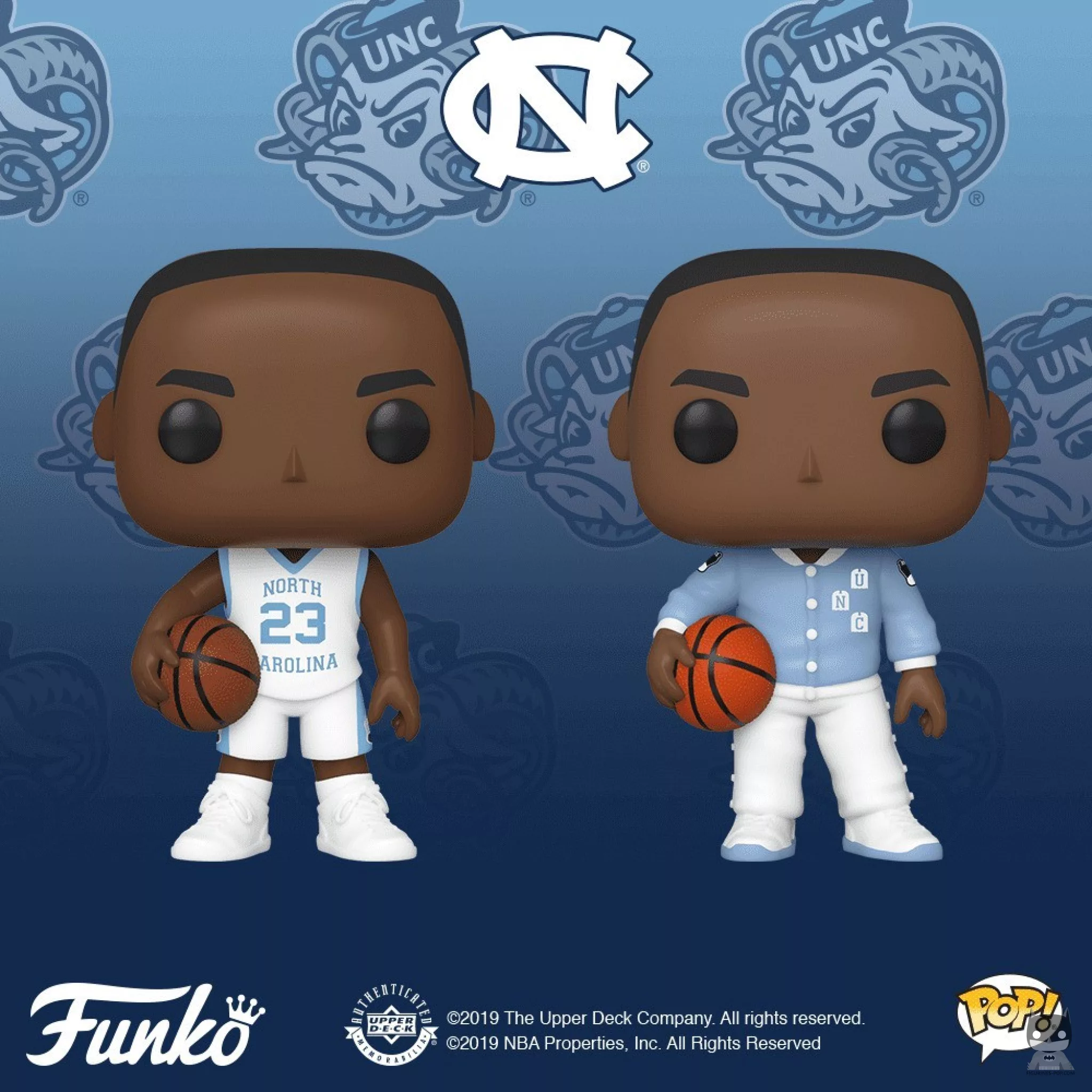 Michael Jordan's POP in his universtity outfit