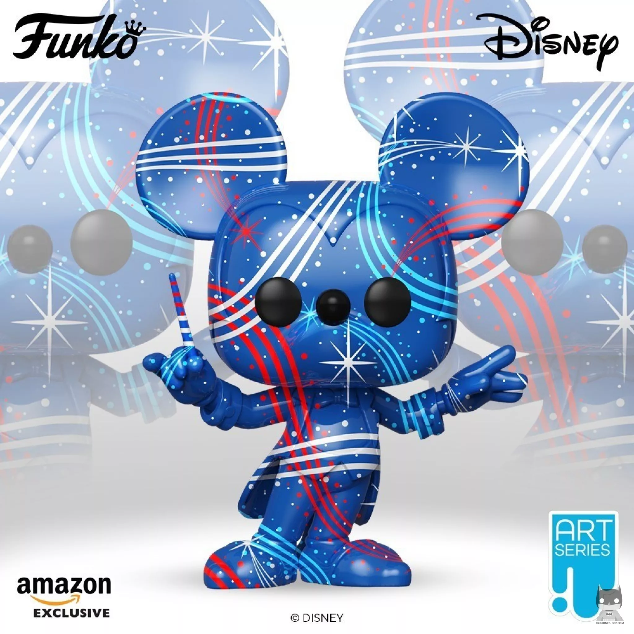 Mickey the conductor in POP Art Series