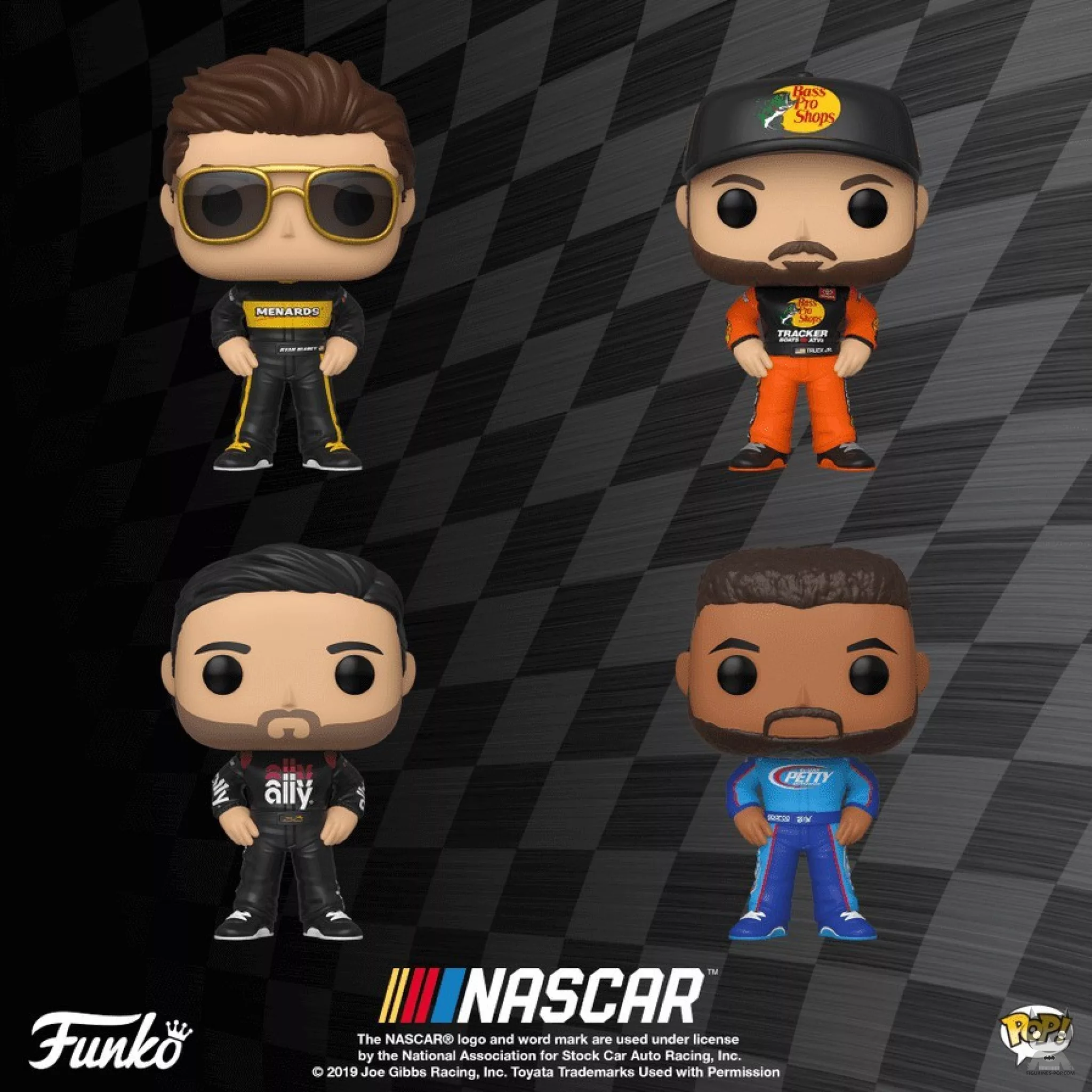 NASCAR drivers popified
