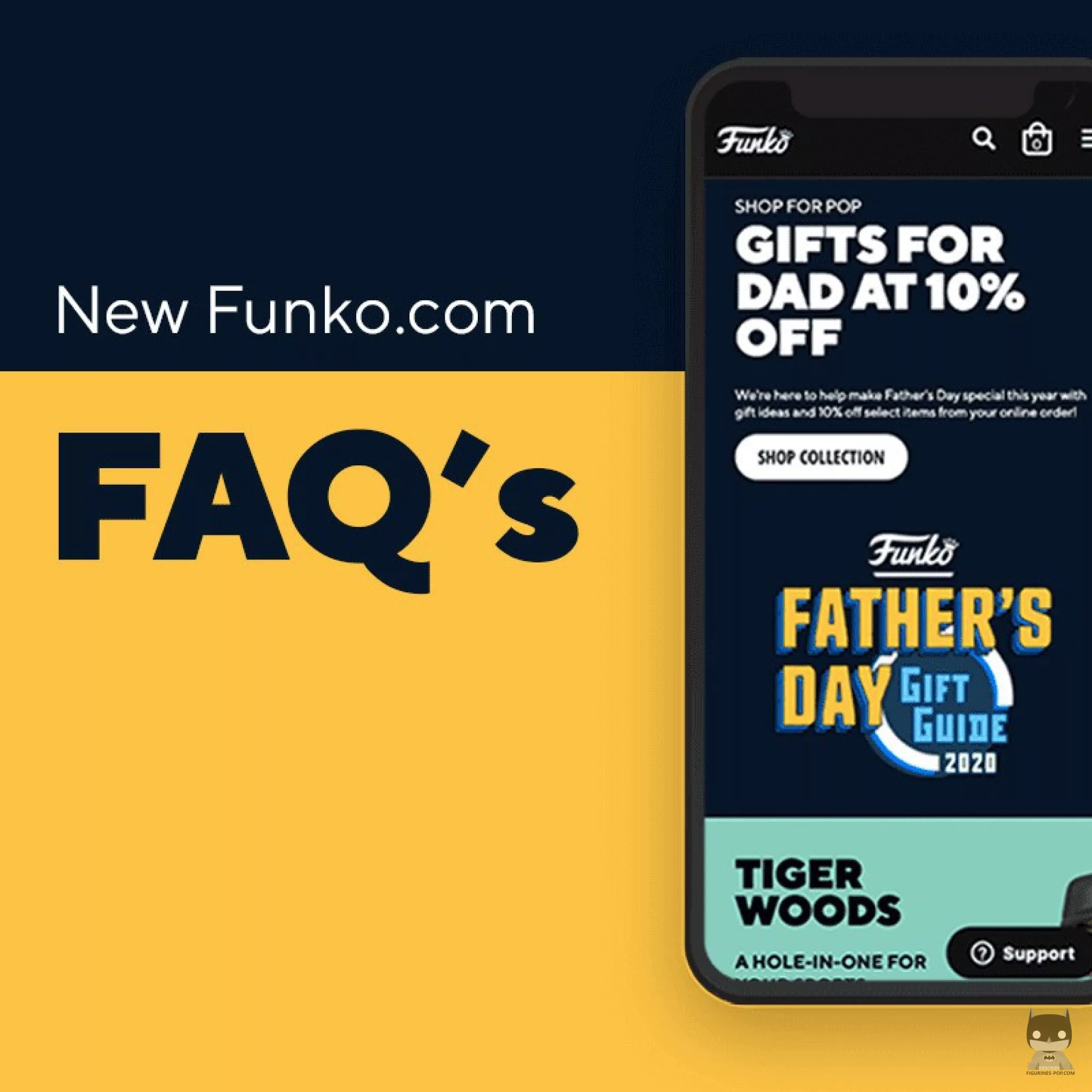 New look for Funko's website