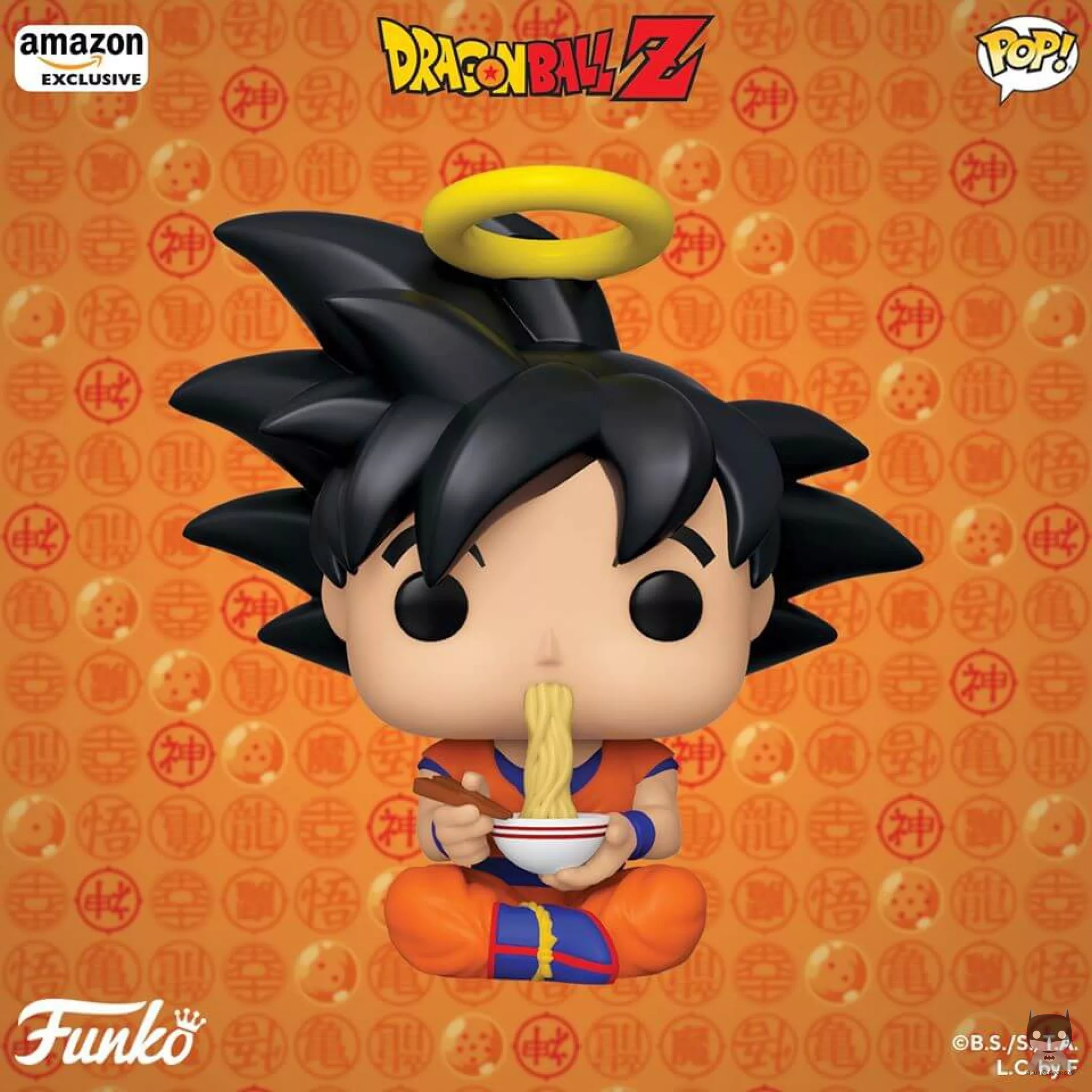 POP DBZ of Goku eating noodles