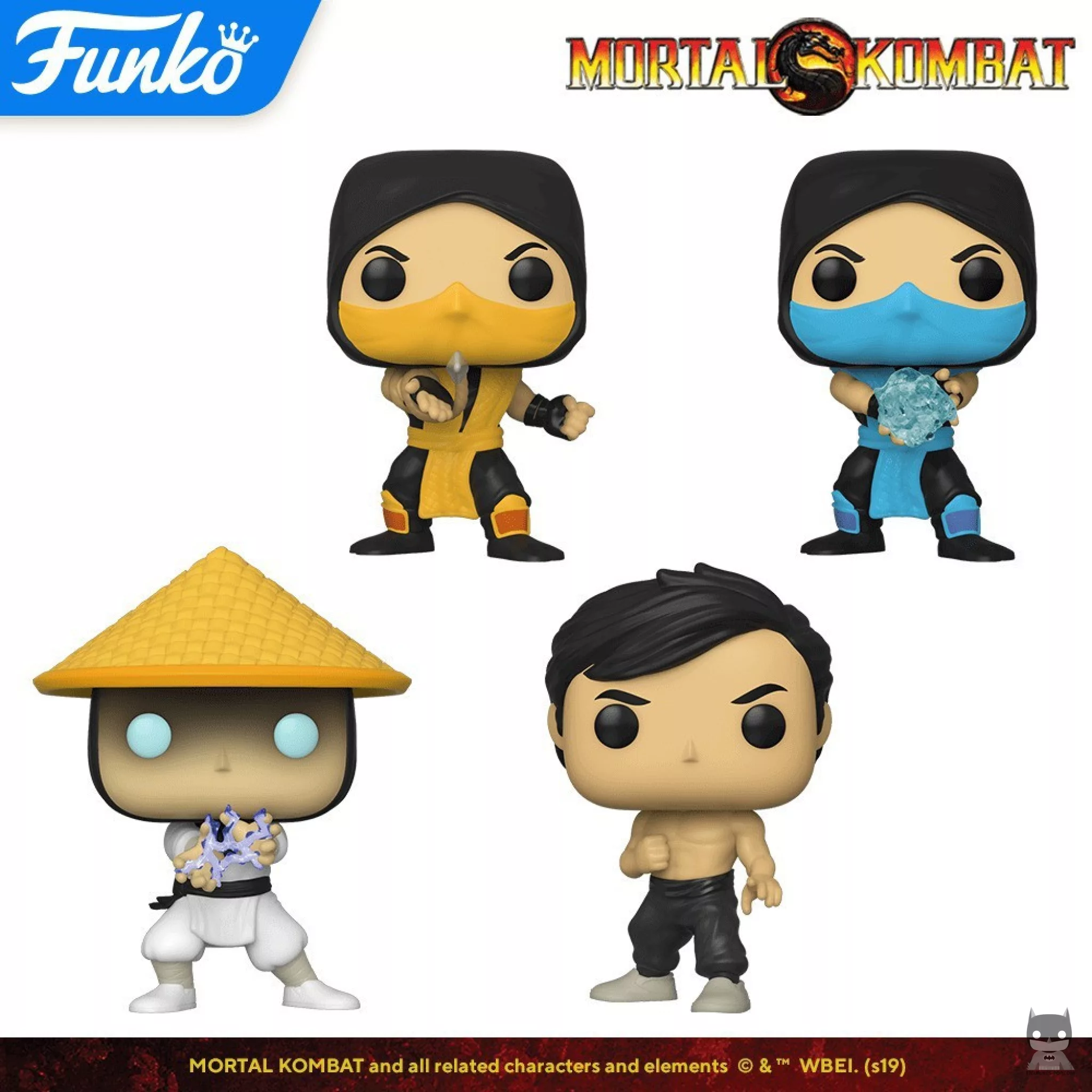 POP figures of Mortal Kombat fighters