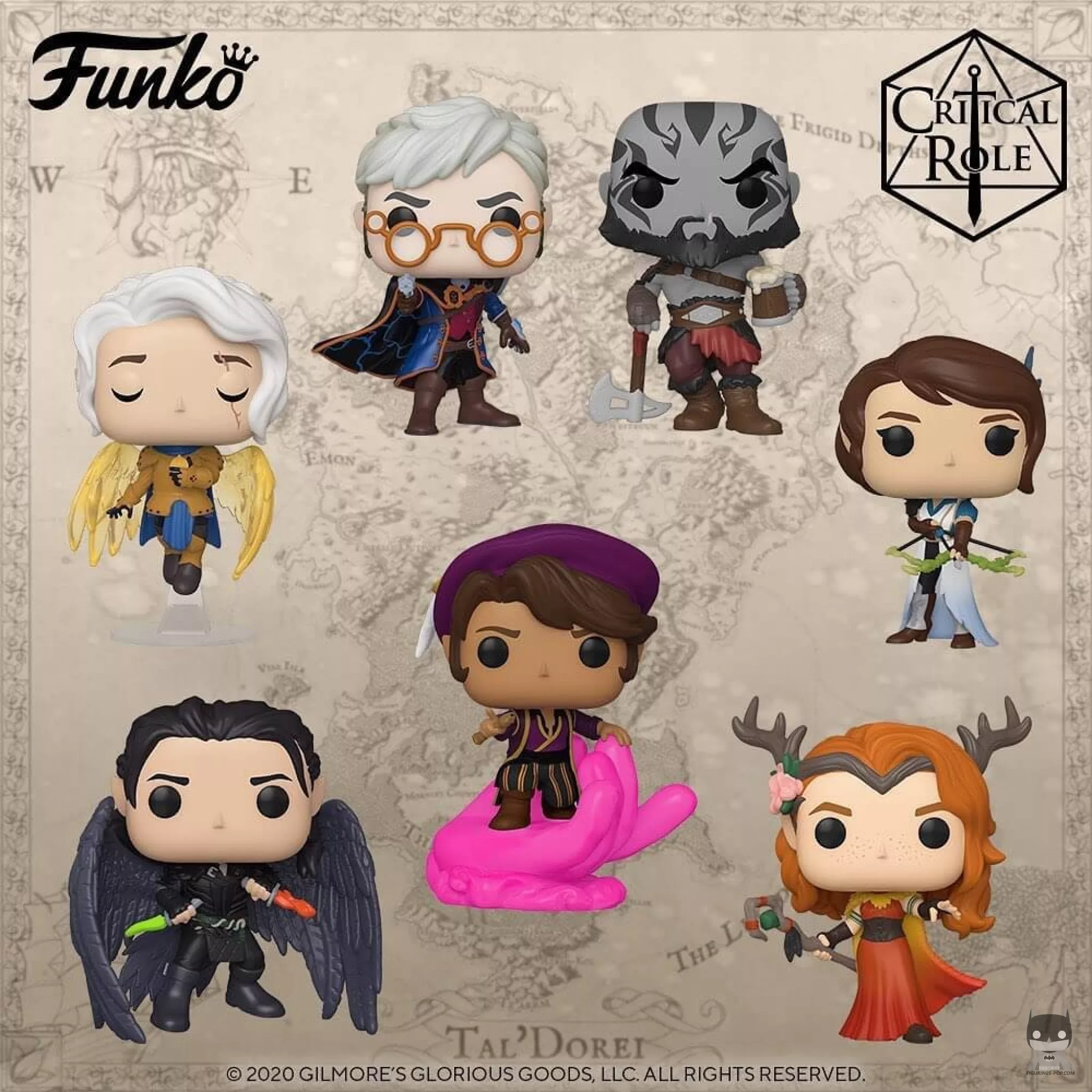 The 7 characters of Critical Role Vox Machina in POP