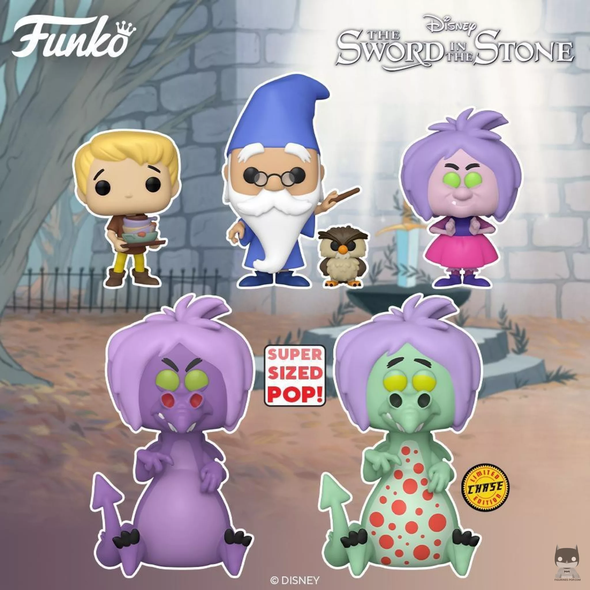 The characters of The Sword in the Stone in POP