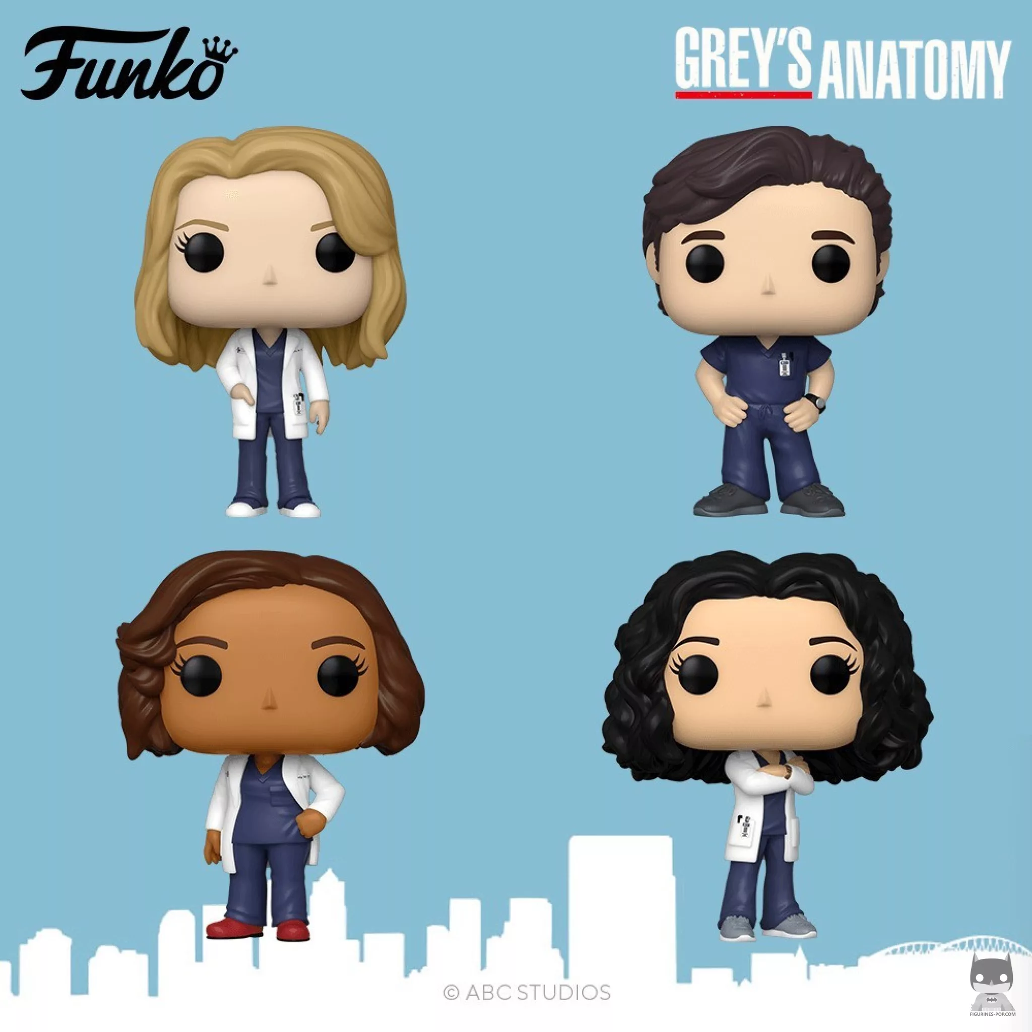 The first POP figurines of Grey's Anatomy