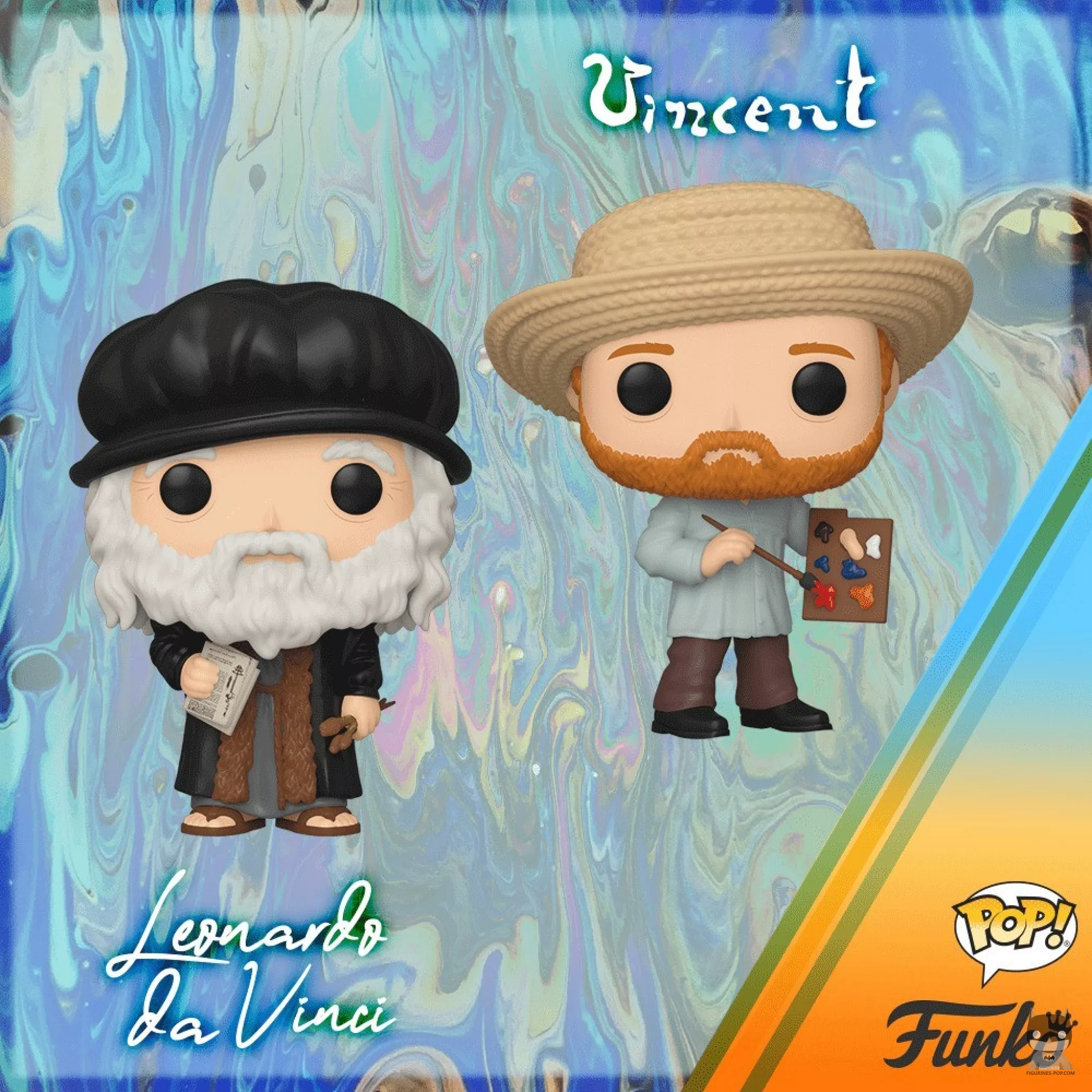 The POPs of Vincent van Gogh and Leonardo da Vinci