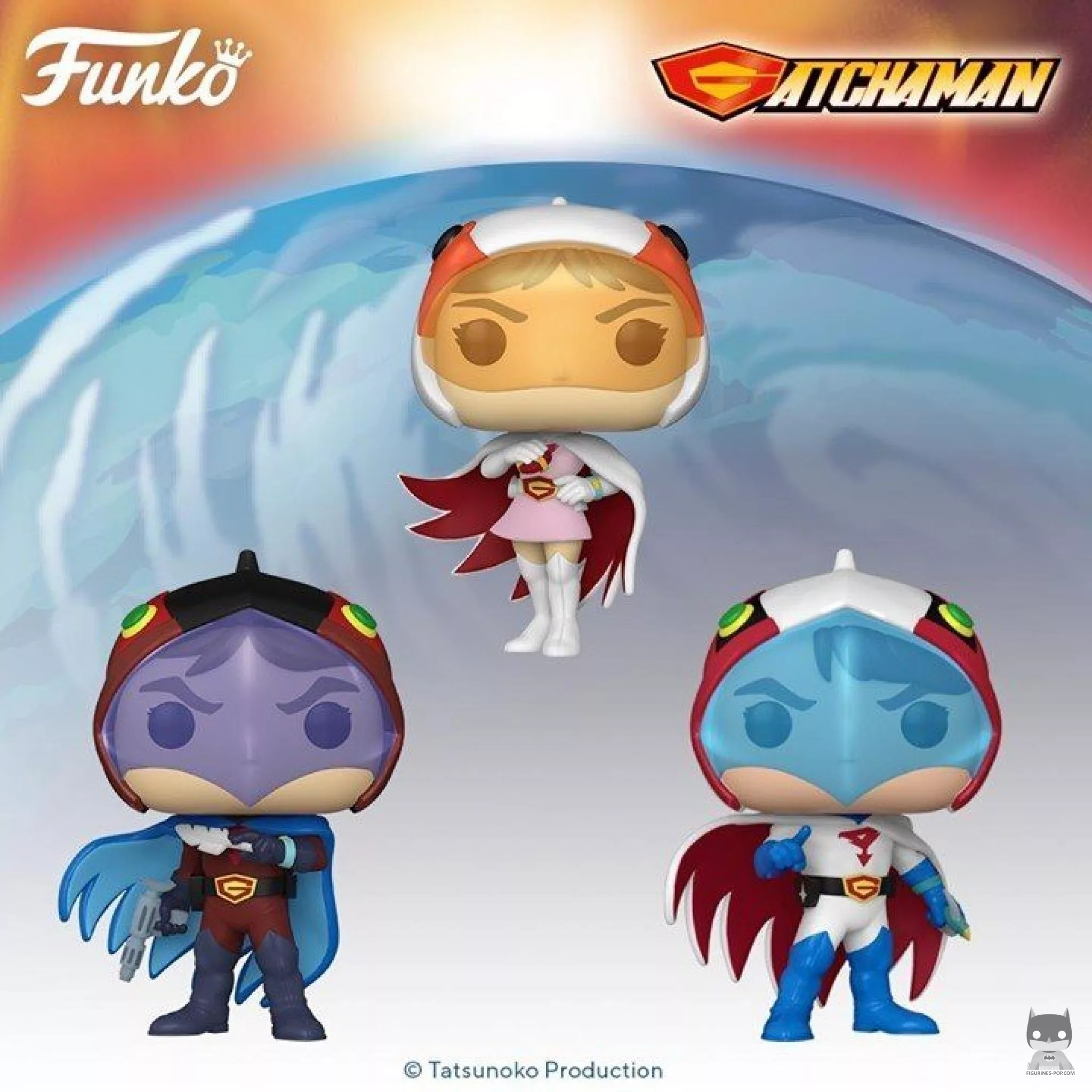 Three Funko POP for Gatchaman