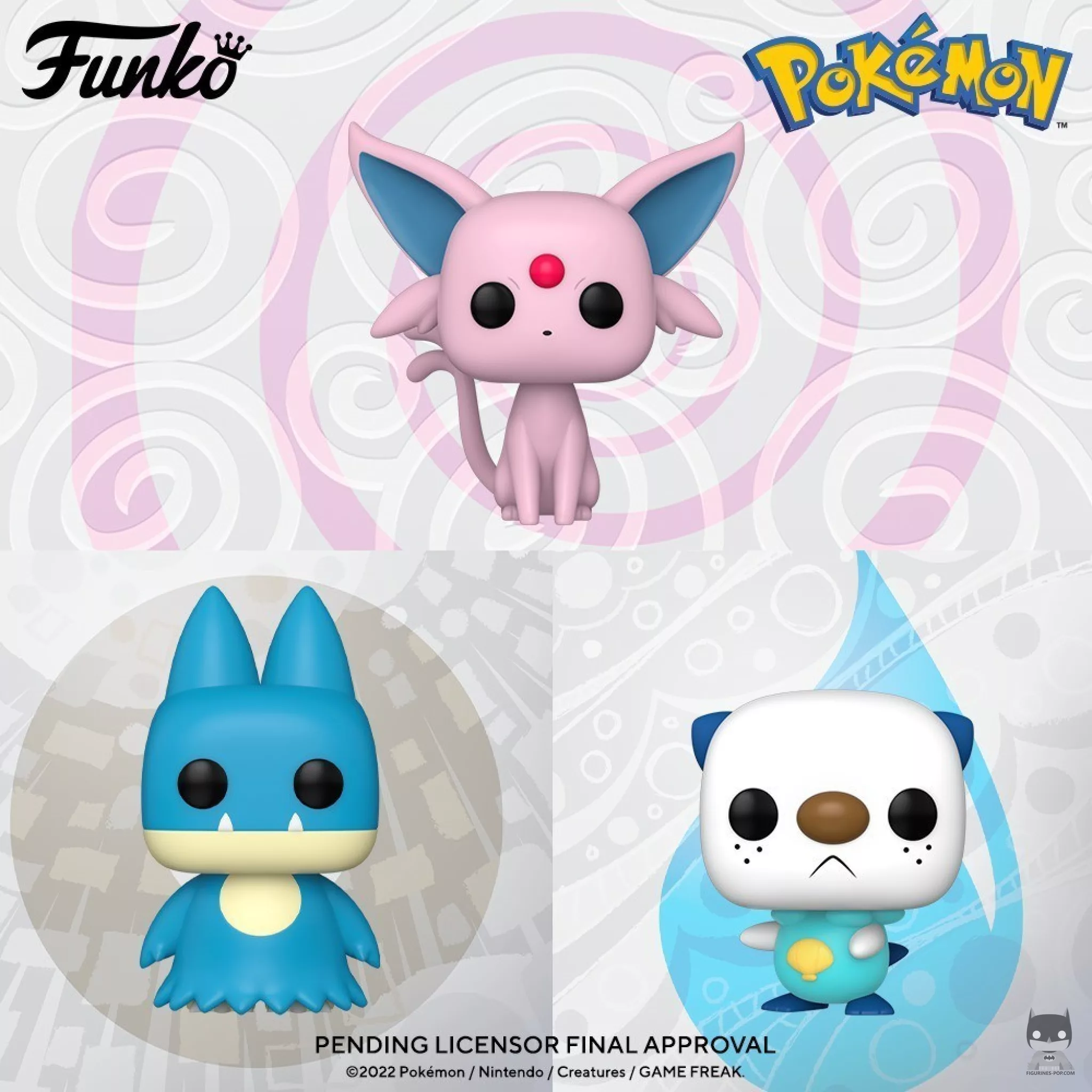 Three new Pokemon in Funko POP