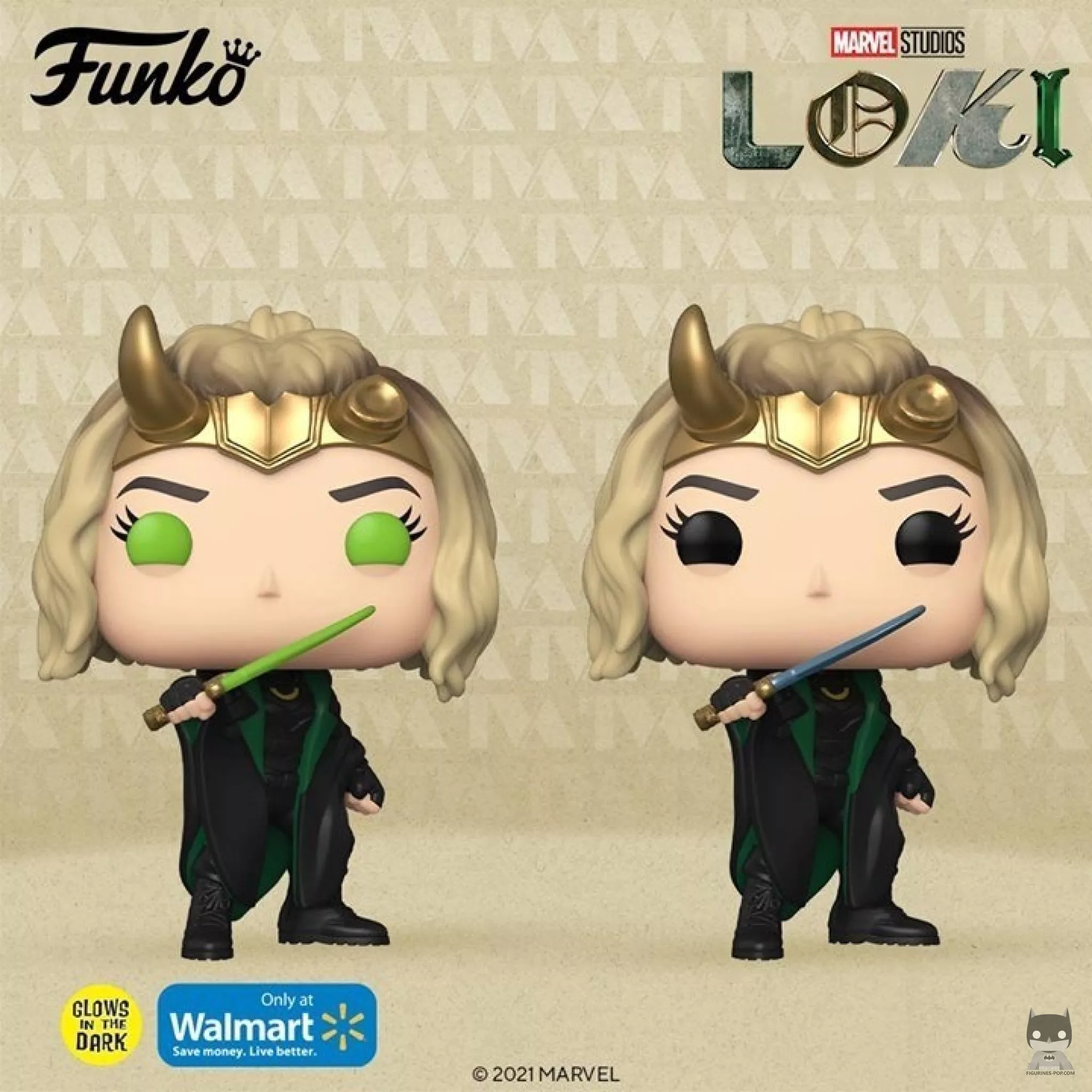 Two POPs of Sylvie from the Loki series
