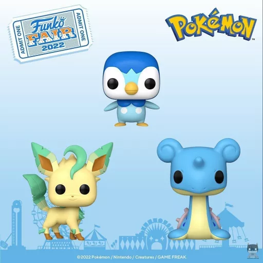 3 new Pokémon in Funko POP