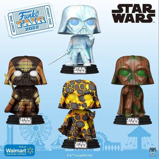 4 Artist Series versions of Darth Vader