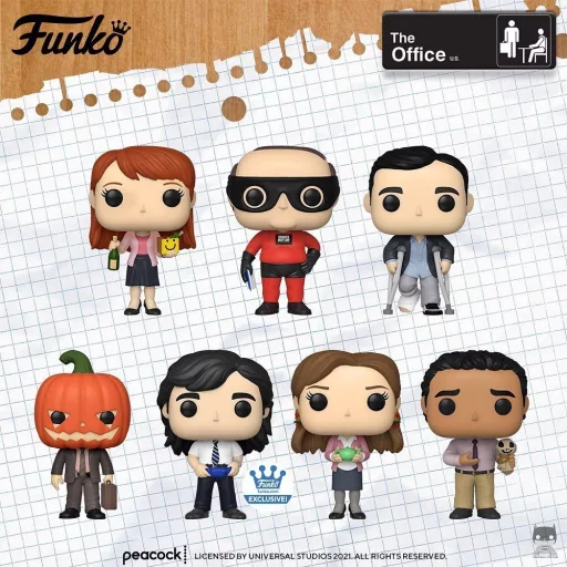 4 new The Office Funko POP