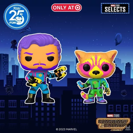 A Blacklight's POP set from Guardians of the Galaxy vol. 3