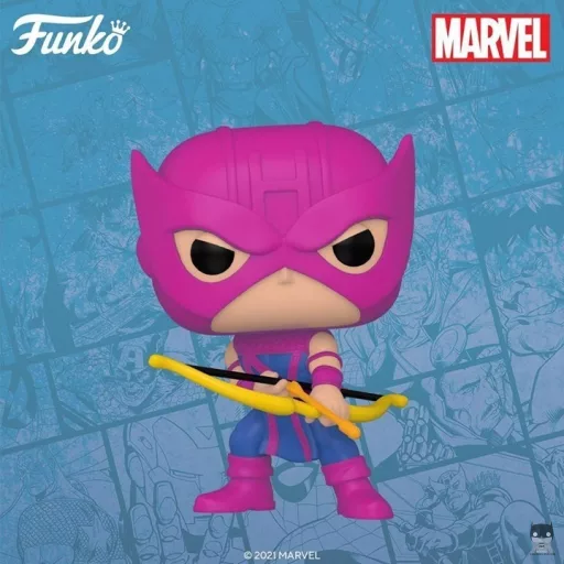 A Hawkeye POP directly inspired by Marvel Comics